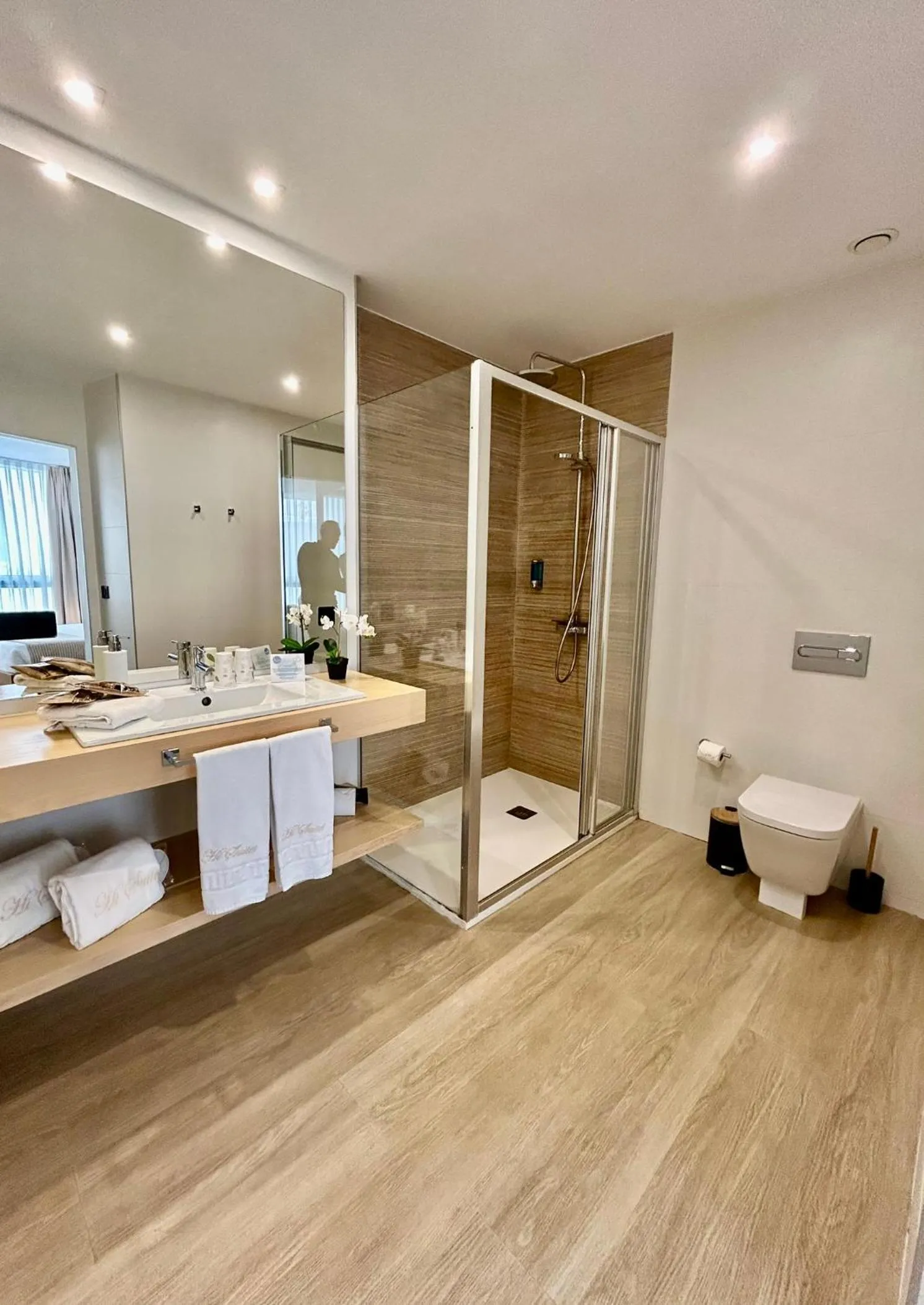 Bathroom in Hotel Emblemático Hi Suites