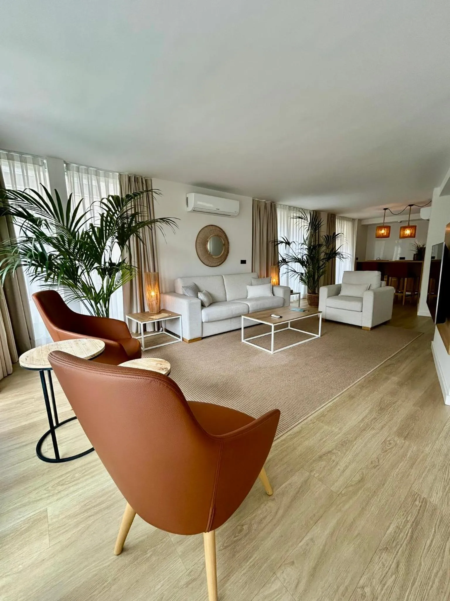 Living room in Hotel Emblemático Hi Suites