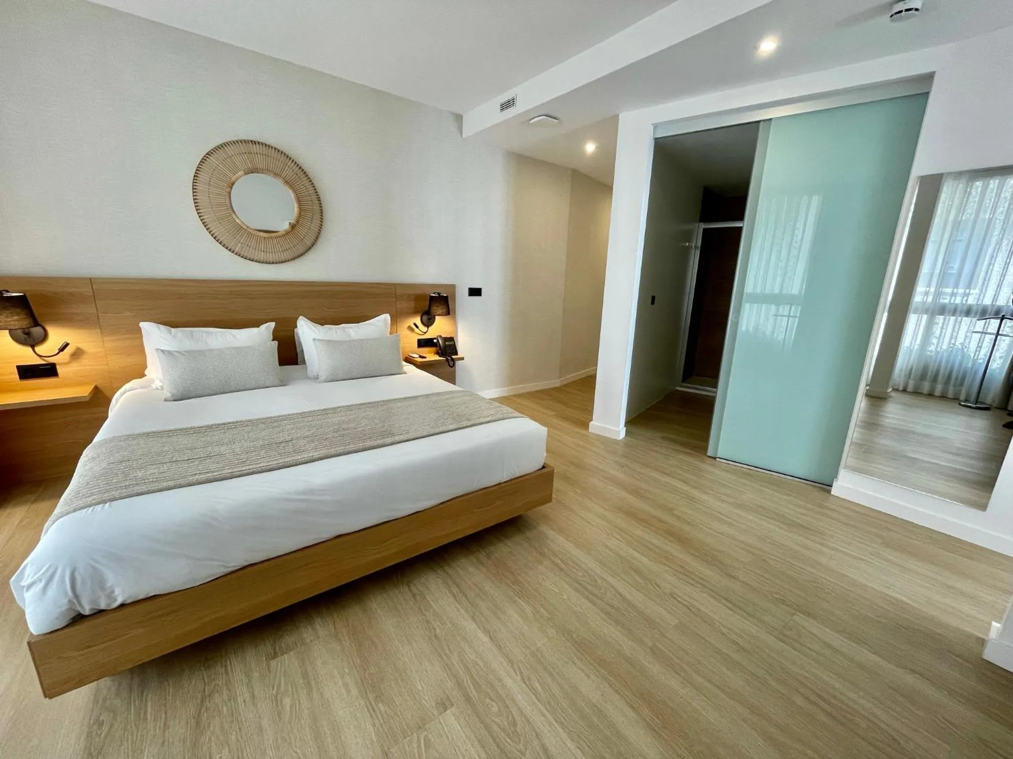 Bedroom, Bed in Hotel Emblemático Hi Suites