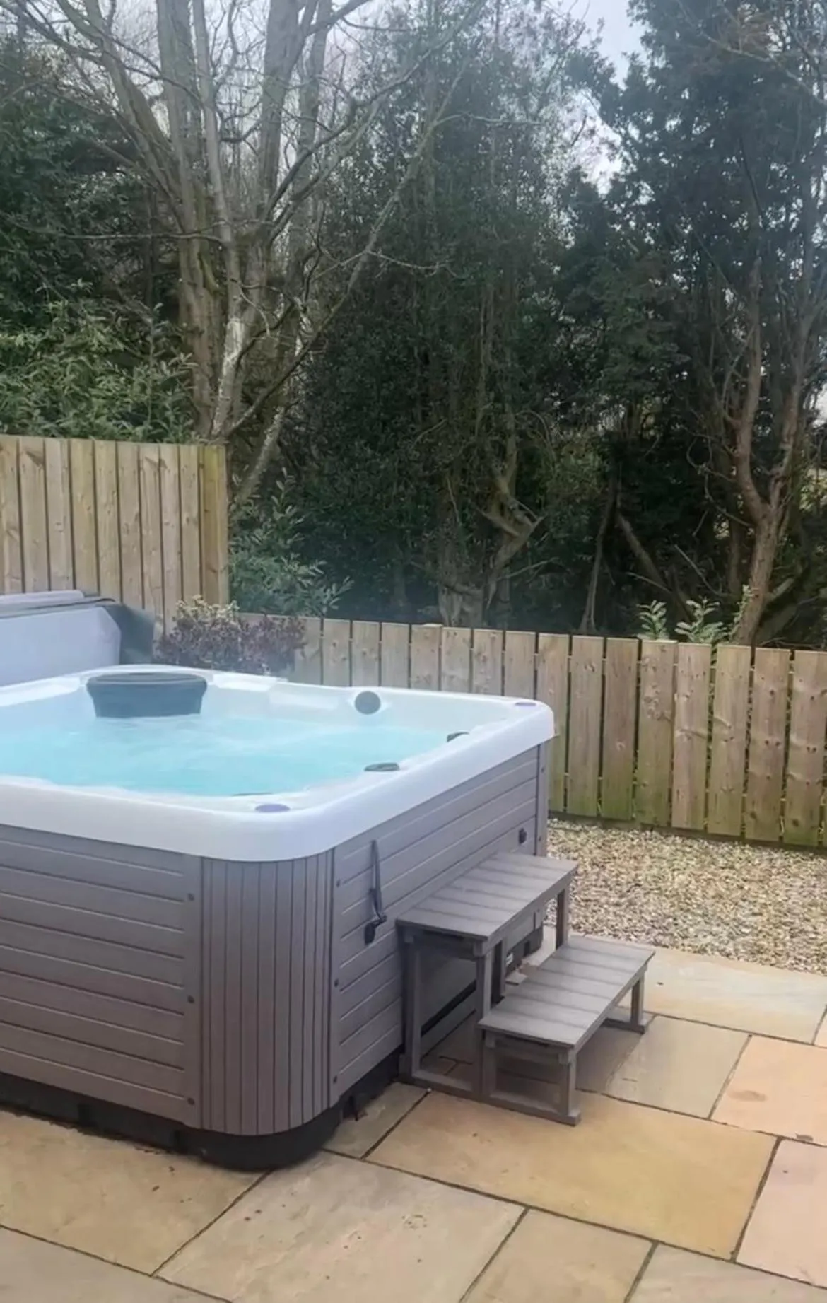 Hot Tub in The Tempus at Charlton Hall Estate