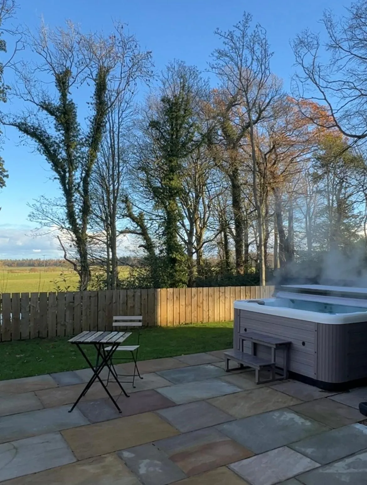Hot Tub in The Tempus at Charlton Hall Estate