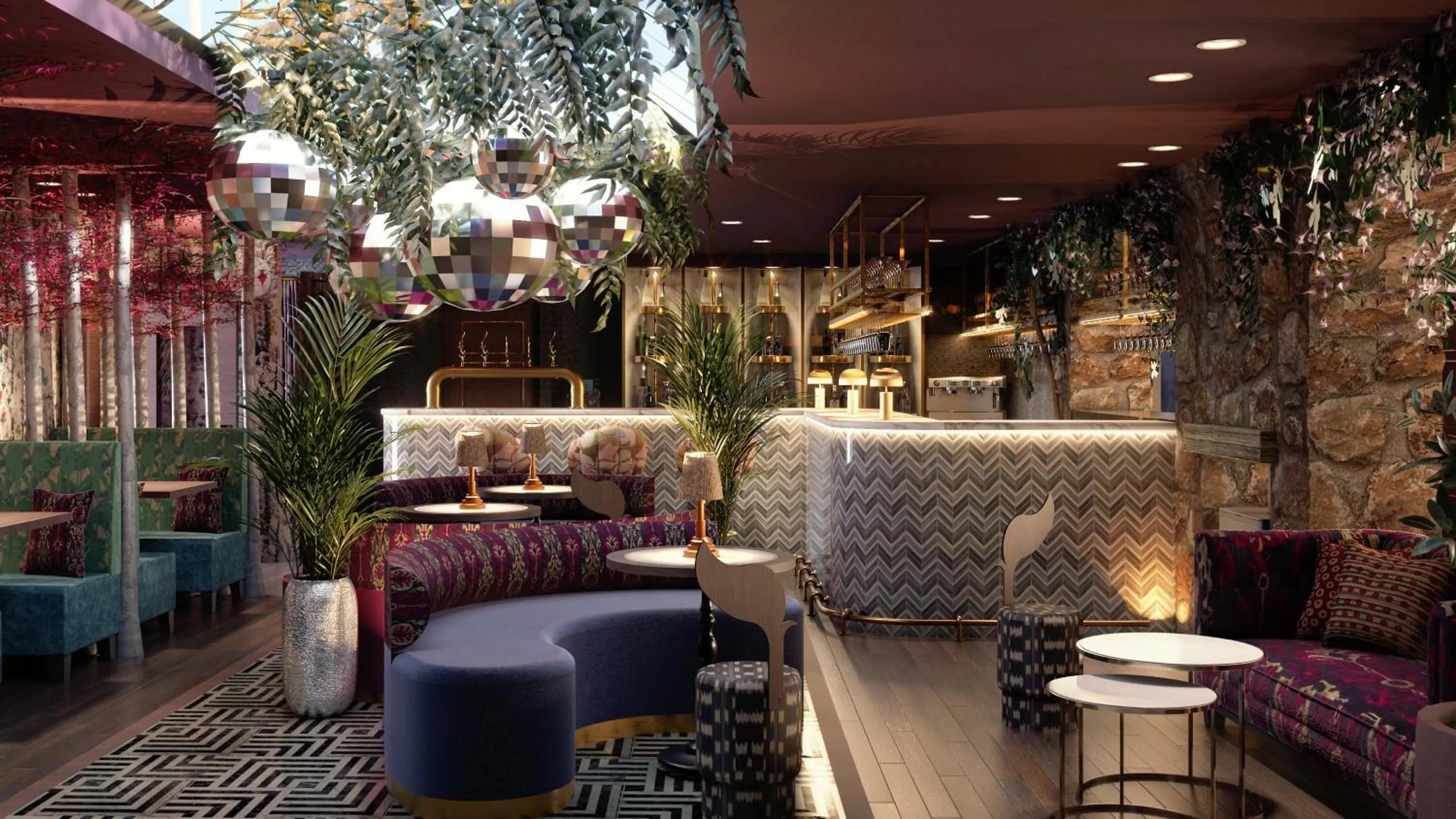 Lounge or bar in The Tempus at Charlton Hall Estate