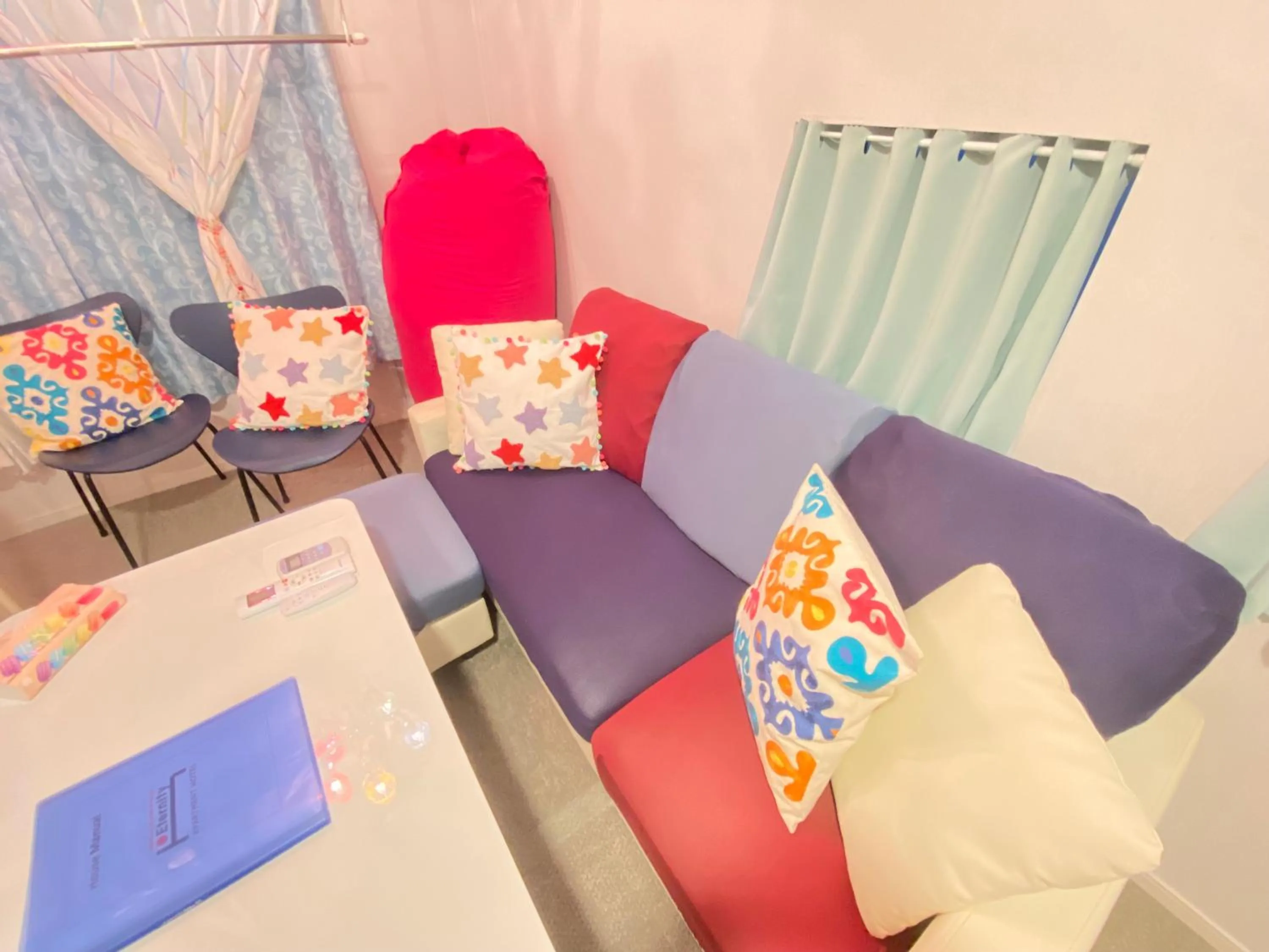 Living room, Bed in Eternity APARTMENT HOTEL SHINAGAWA