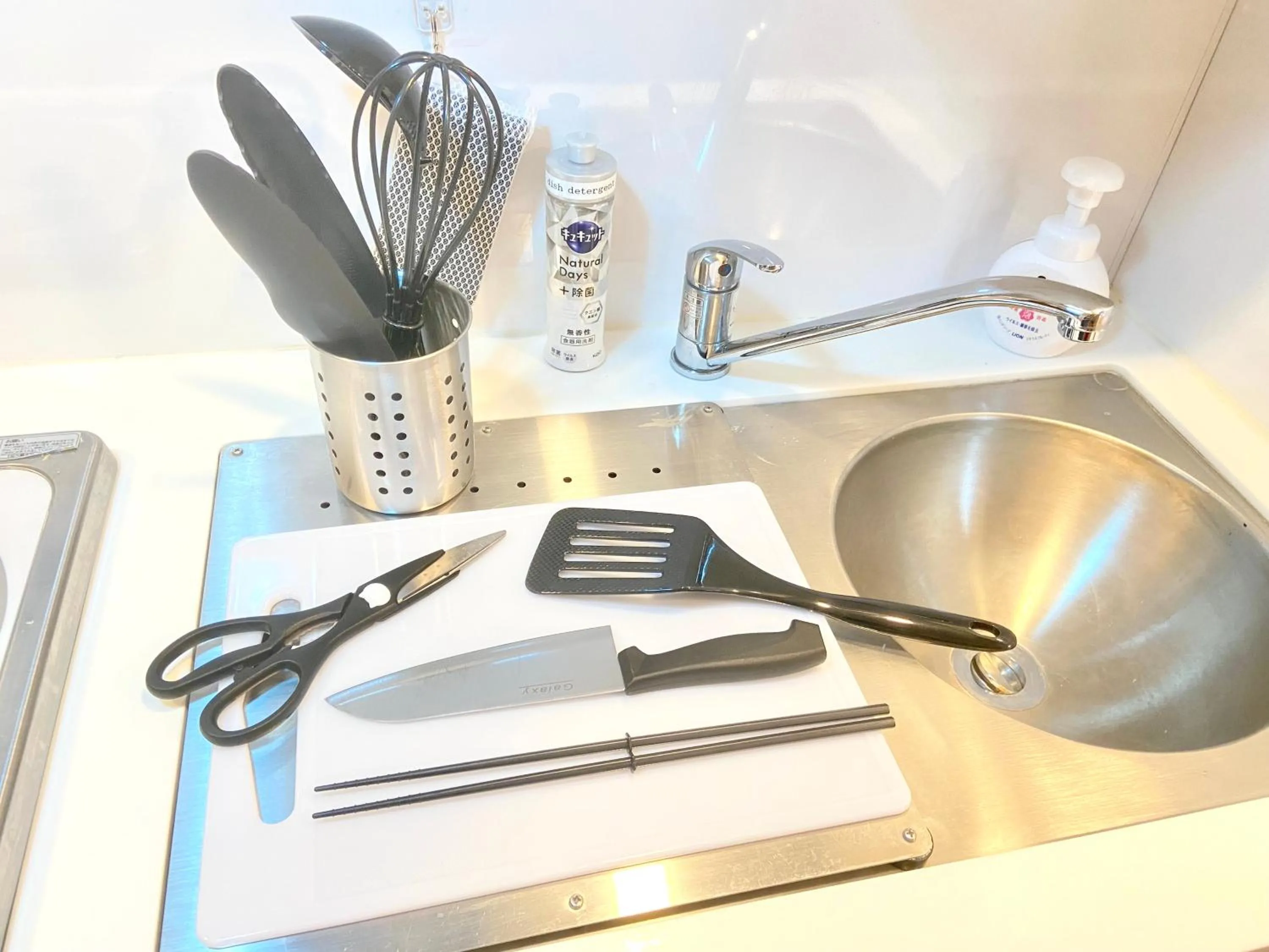 Kitchen or kitchenette in Eternity APARTMENT HOTEL SHINAGAWA