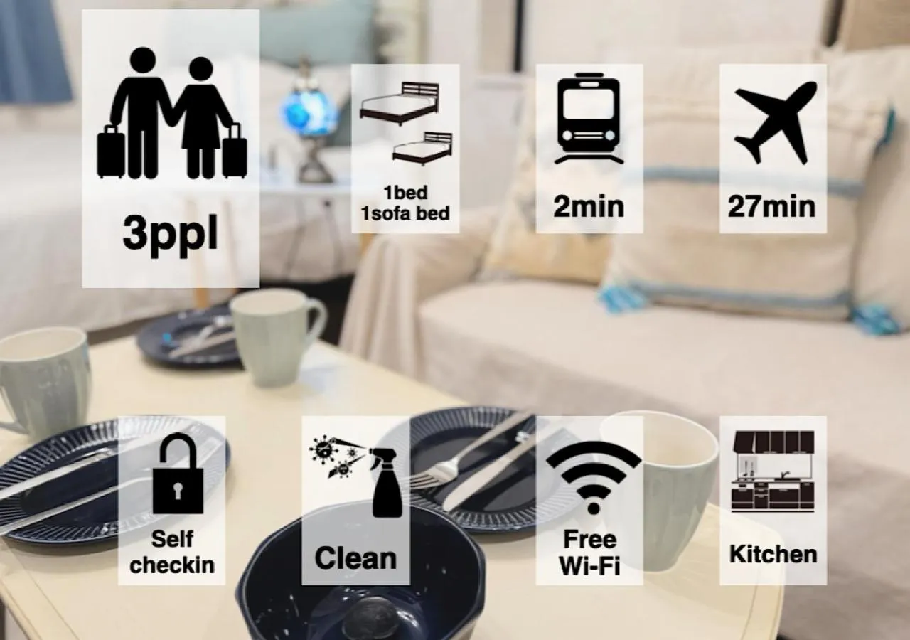 Living room in Eternity APARTMENT HOTEL SHINAGAWA