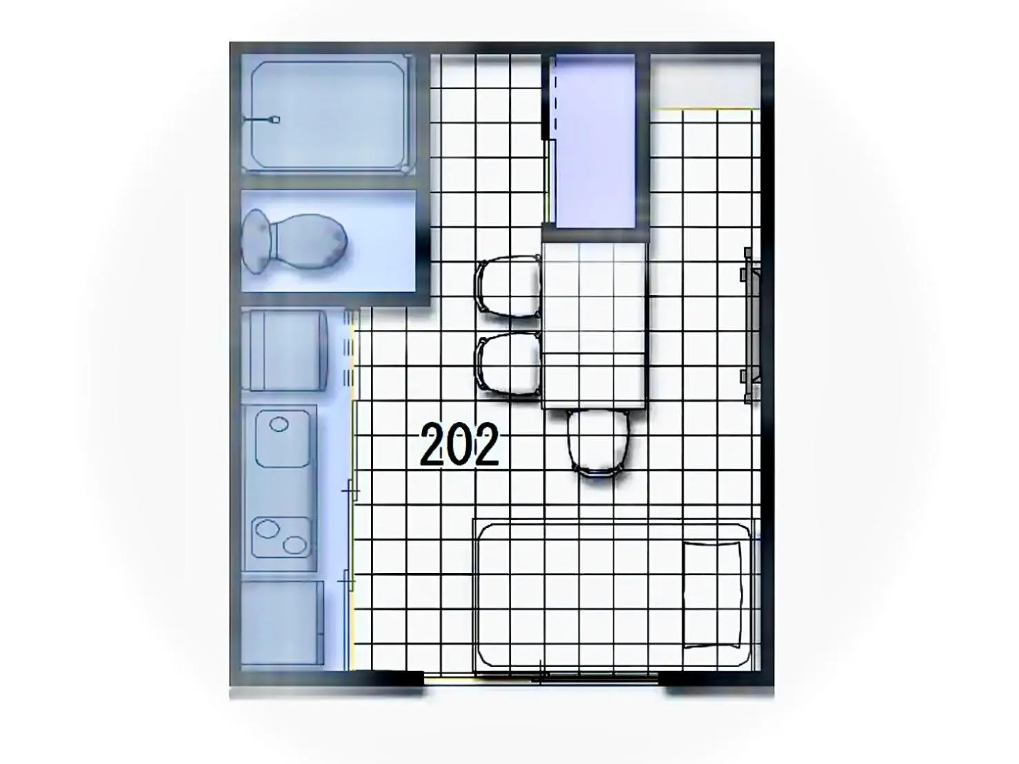 Floor plan in Eternity APARTMENT HOTEL SHINAGAWA