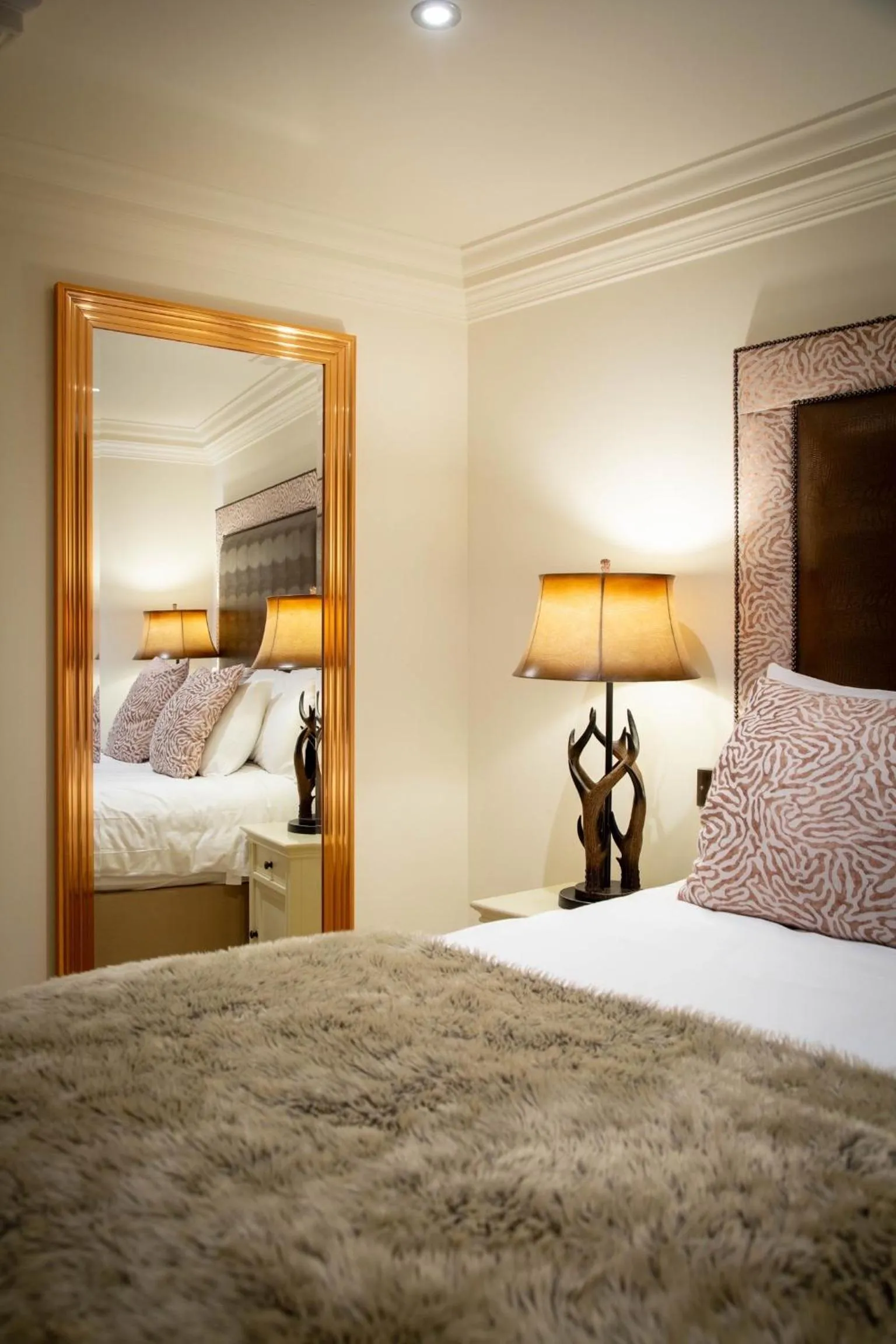 Decorative detail, Bed in The Hotel Chester