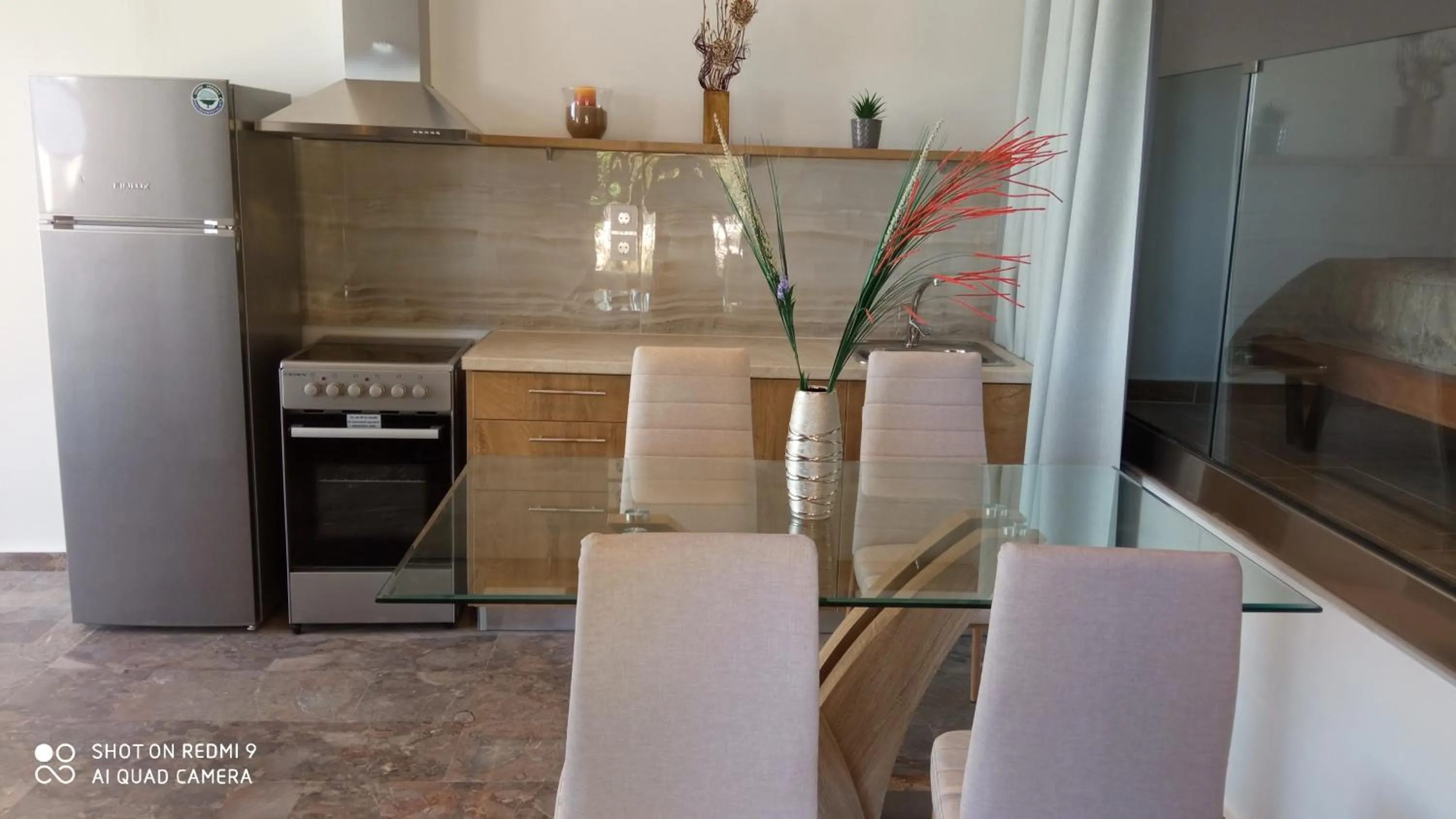 Kitchen or kitchenette in Zeus Throne Suites