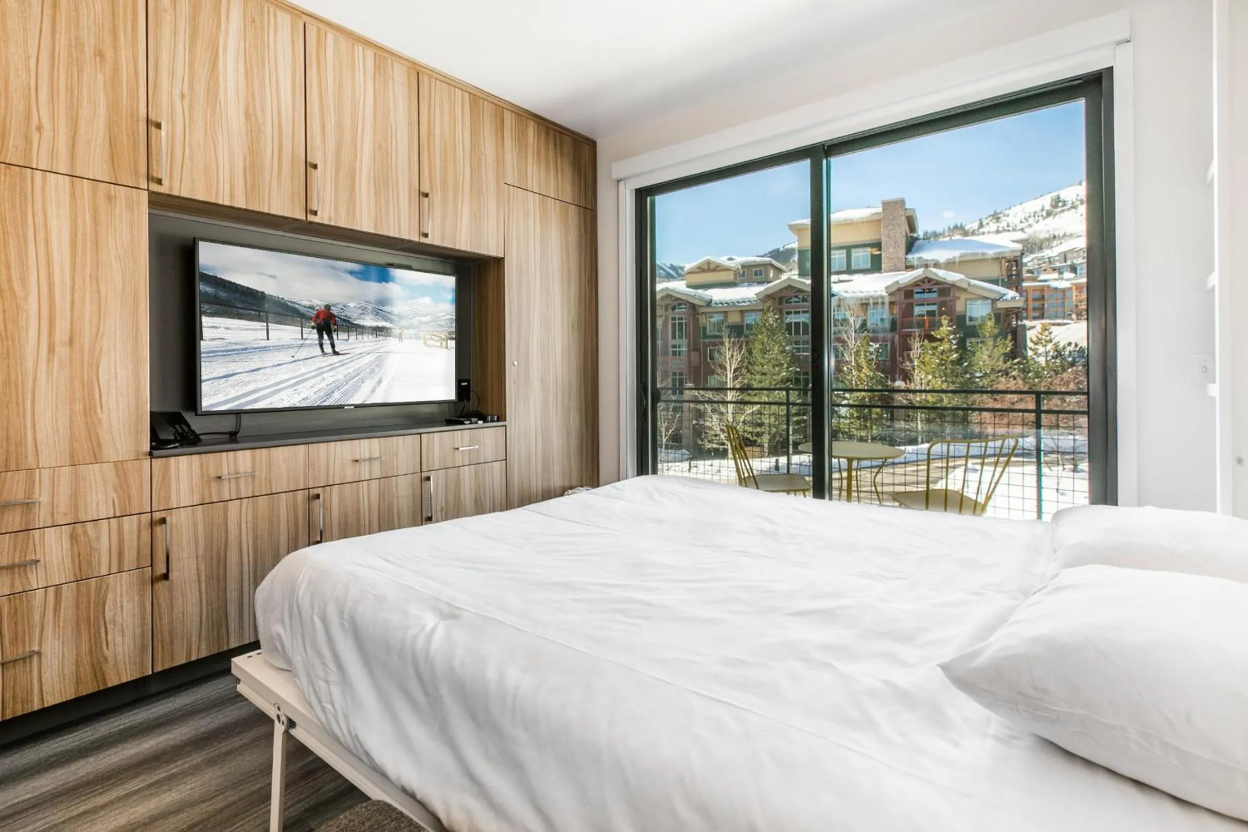 Living room, Bed in Canyon Haus