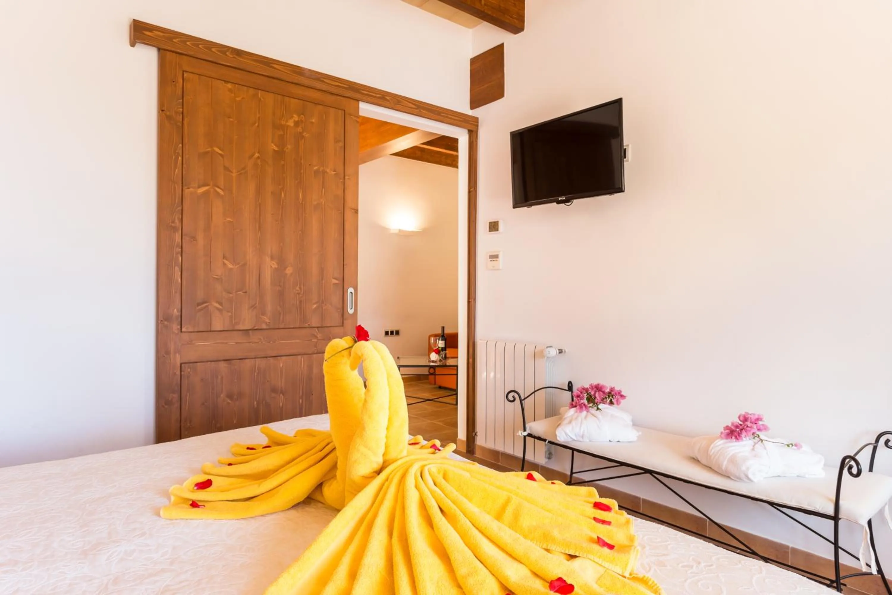 Decorative detail, Bed in Finca Son Ametler