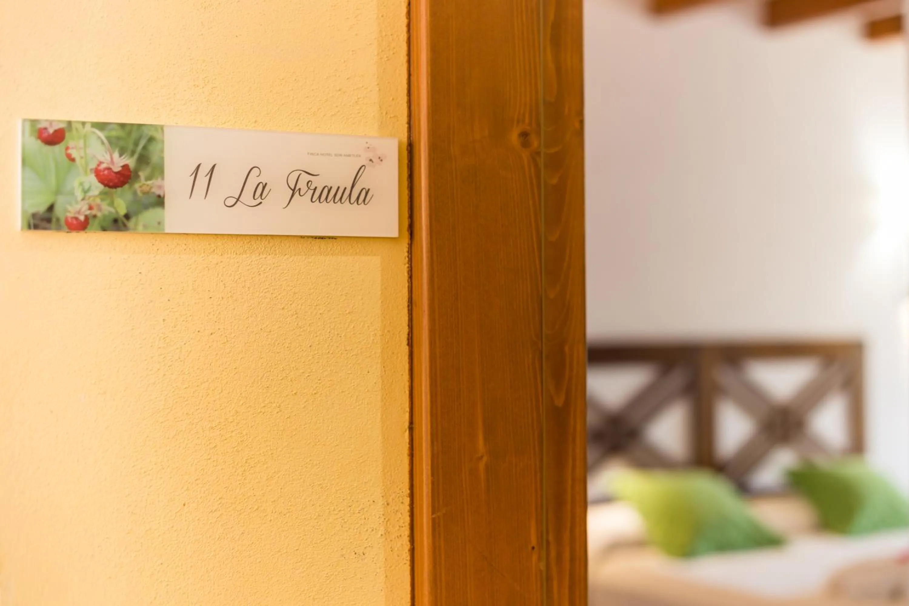 Decorative detail, Bed in Finca Son Ametler