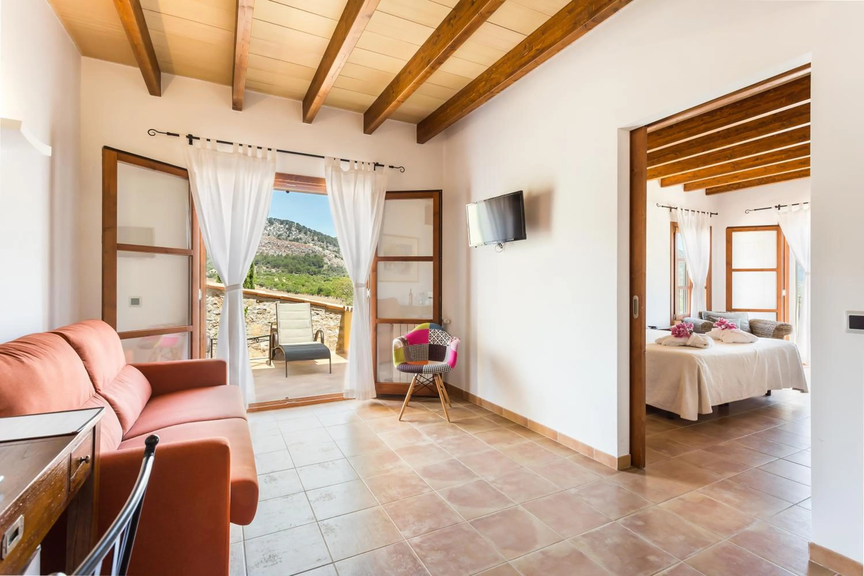 Seating area in Finca Son Ametler