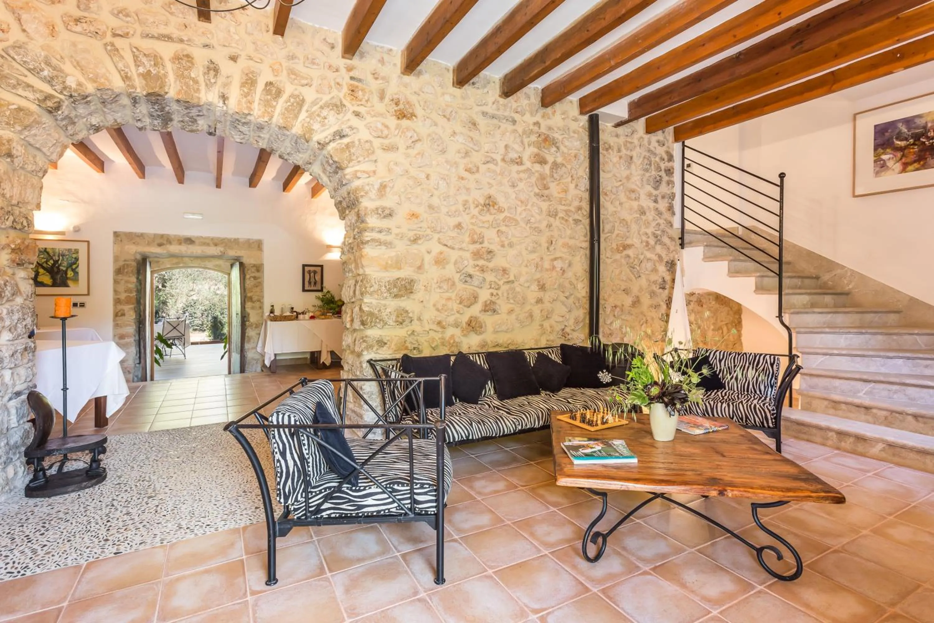 Lobby or reception in Finca Son Ametler