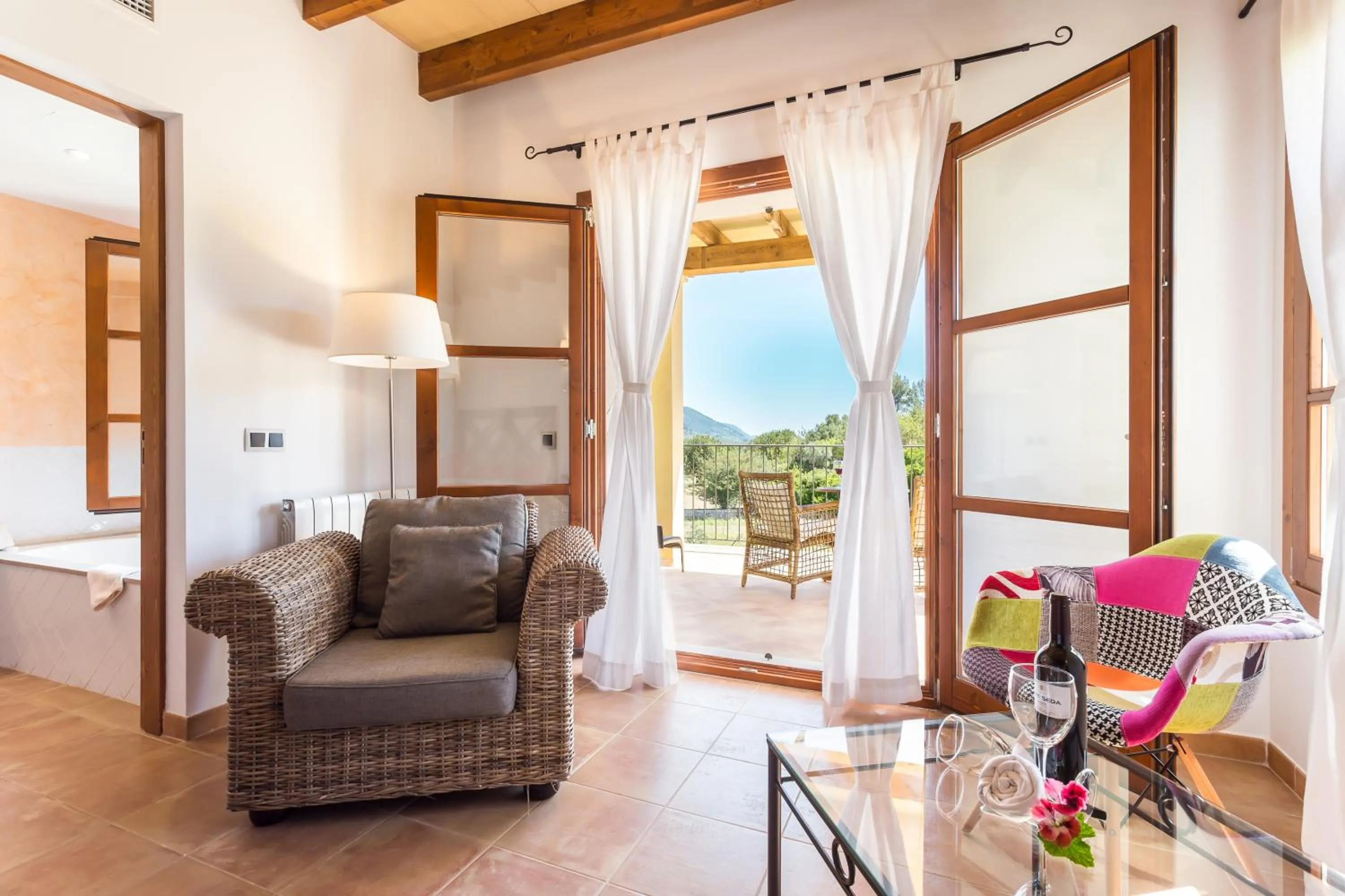 Seating area in Finca Son Ametler