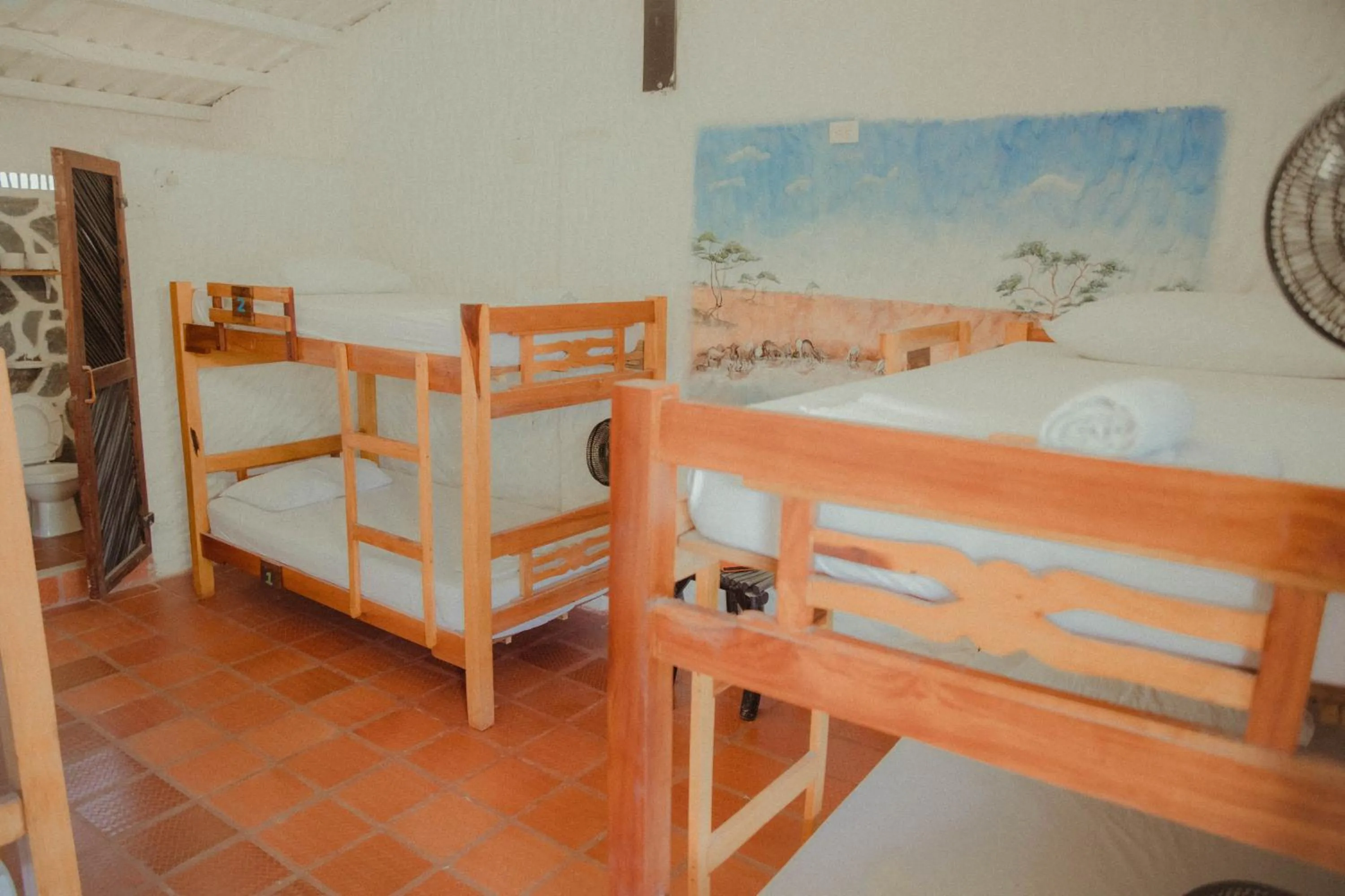 Bed in 6-Bed Female Dormitory Room in Praba Hostel