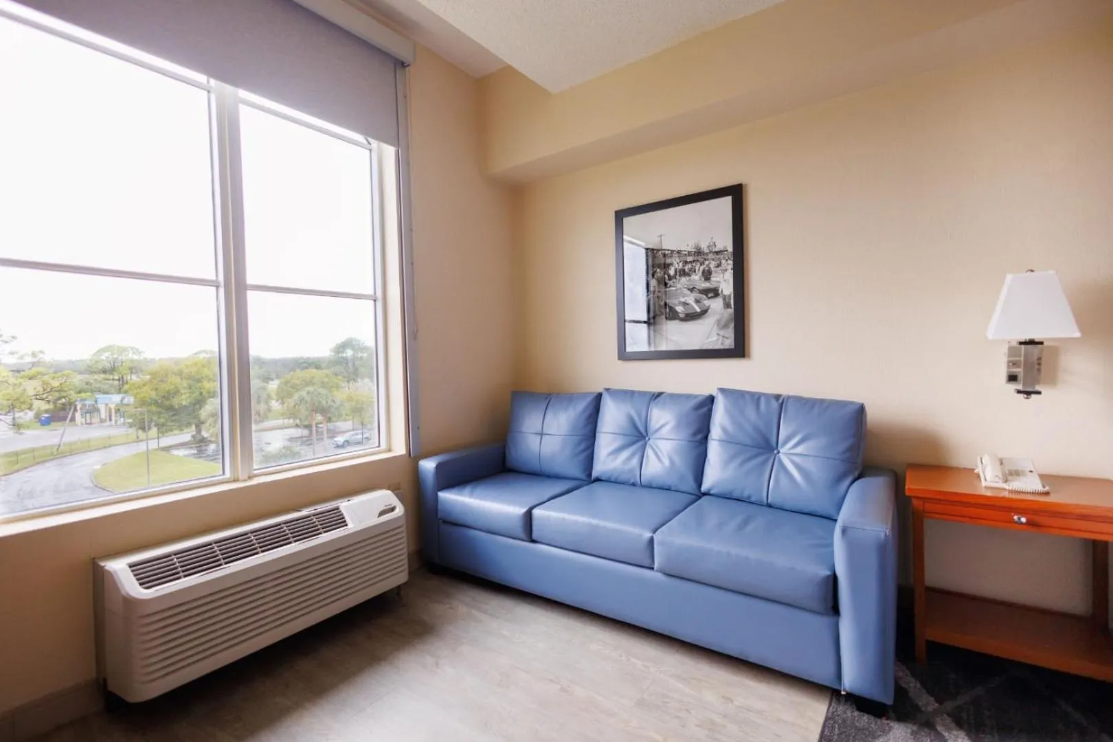 Seating area in SEVEN Sebring Raceway Hotel