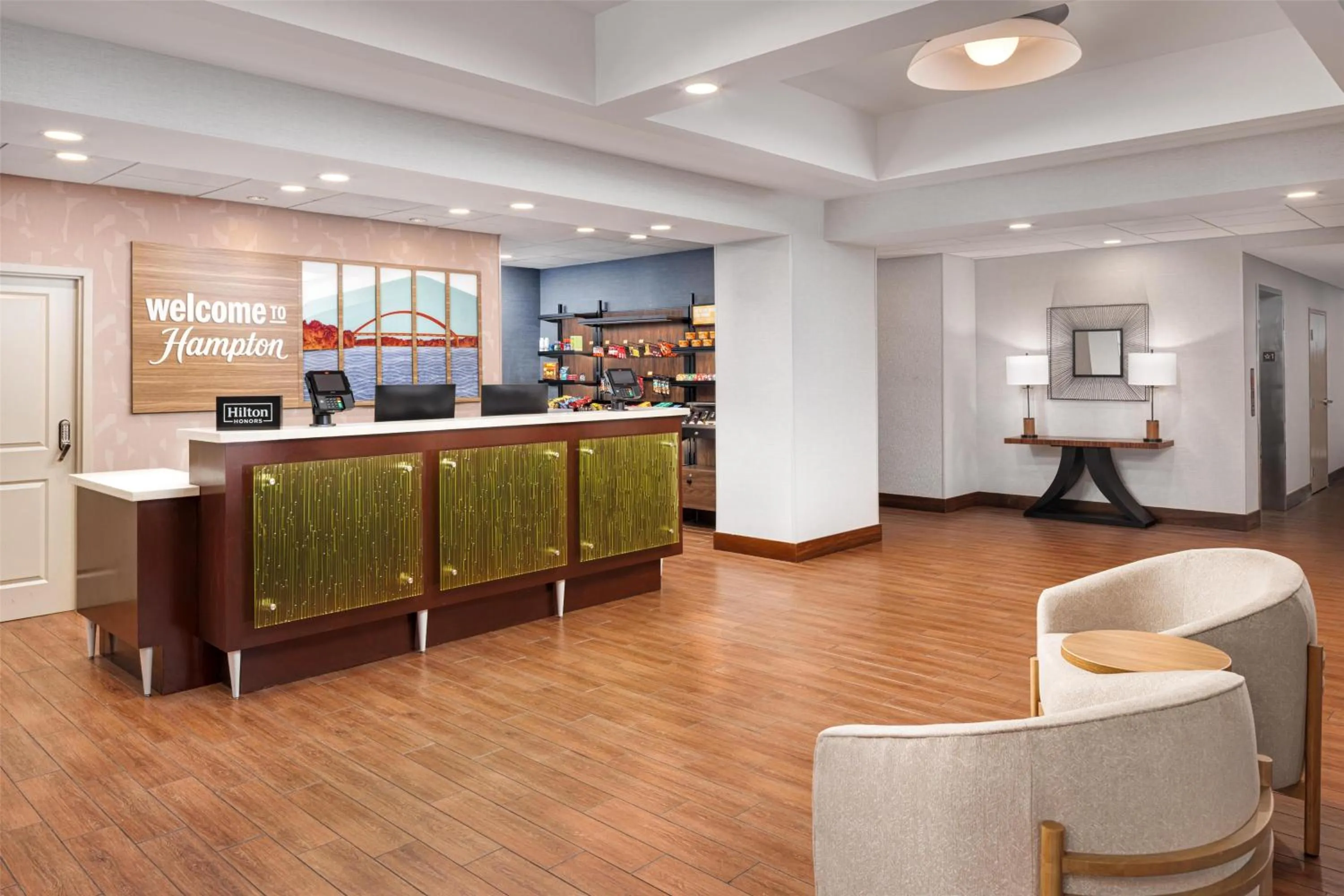 Lobby or reception in Hampton Inn Kimball