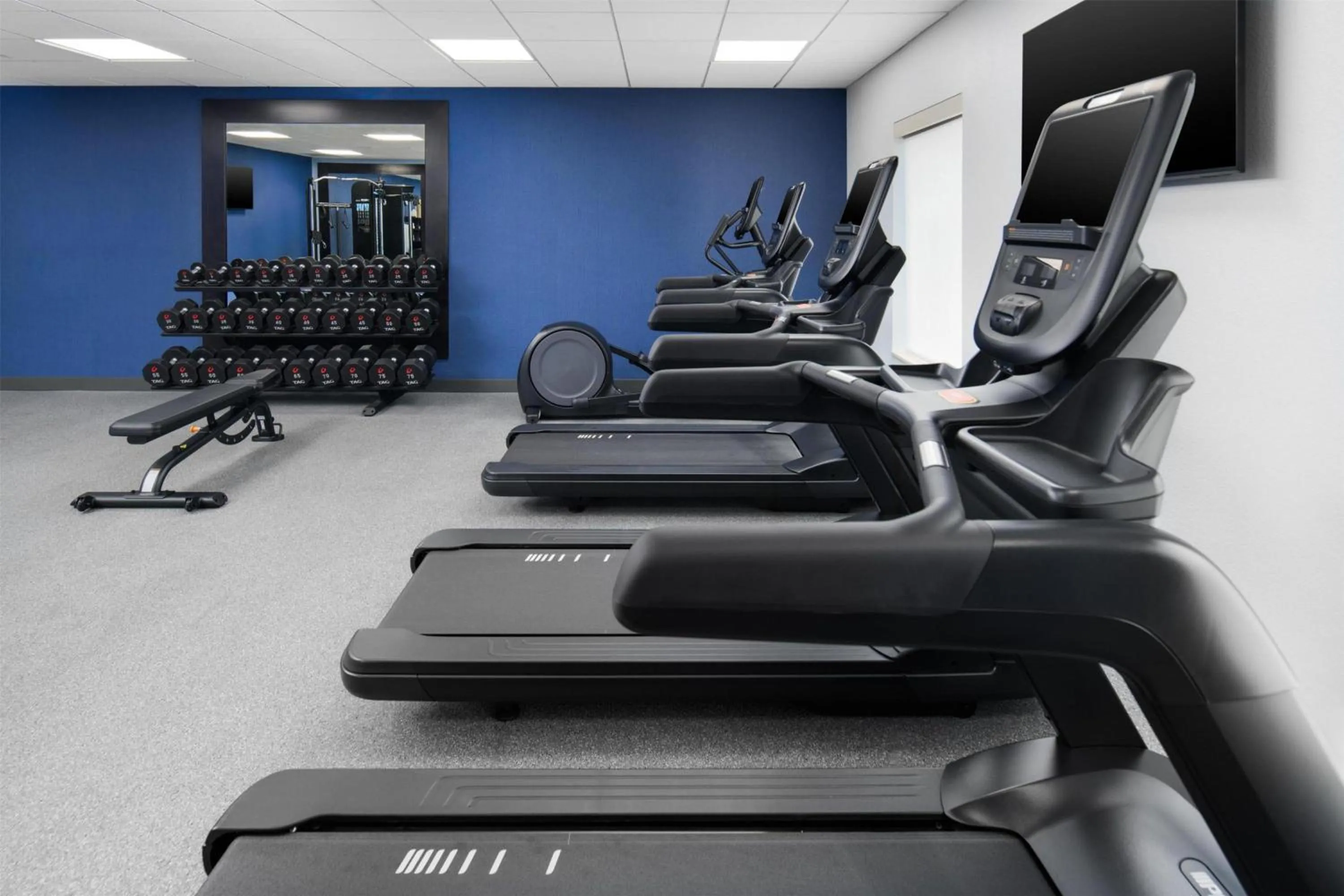 Fitness centre/facilities in Hampton Inn Kimball