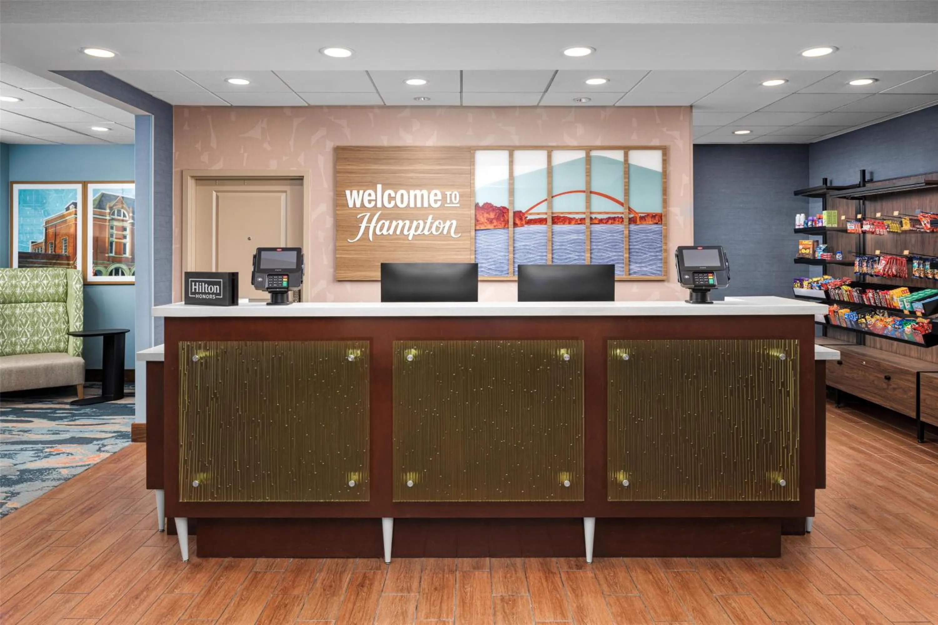 Lobby or reception in Hampton Inn Kimball