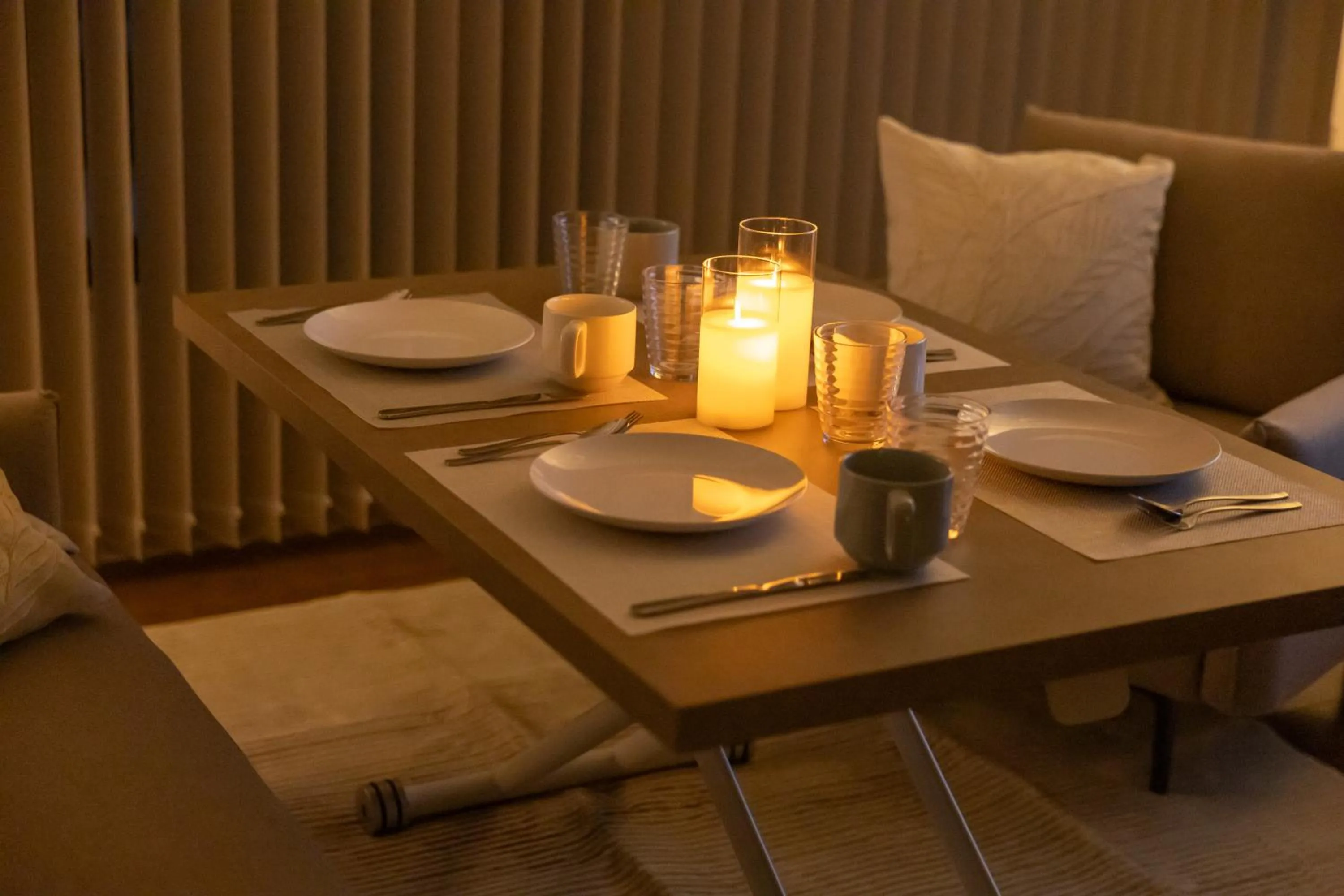 Dining area in Atrium Deluxe Apartments Osaka - Self Check-In Only