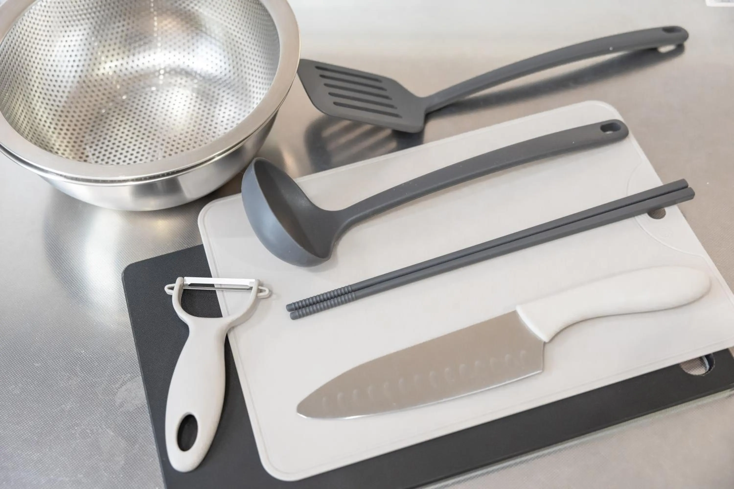 kitchen in Atrium Deluxe Apartments Osaka - Self Check-In Only