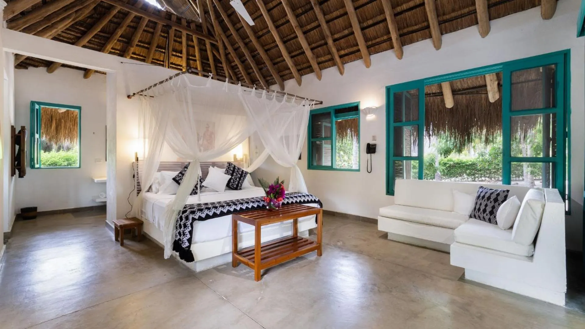 Bed in Aite Eco Resort