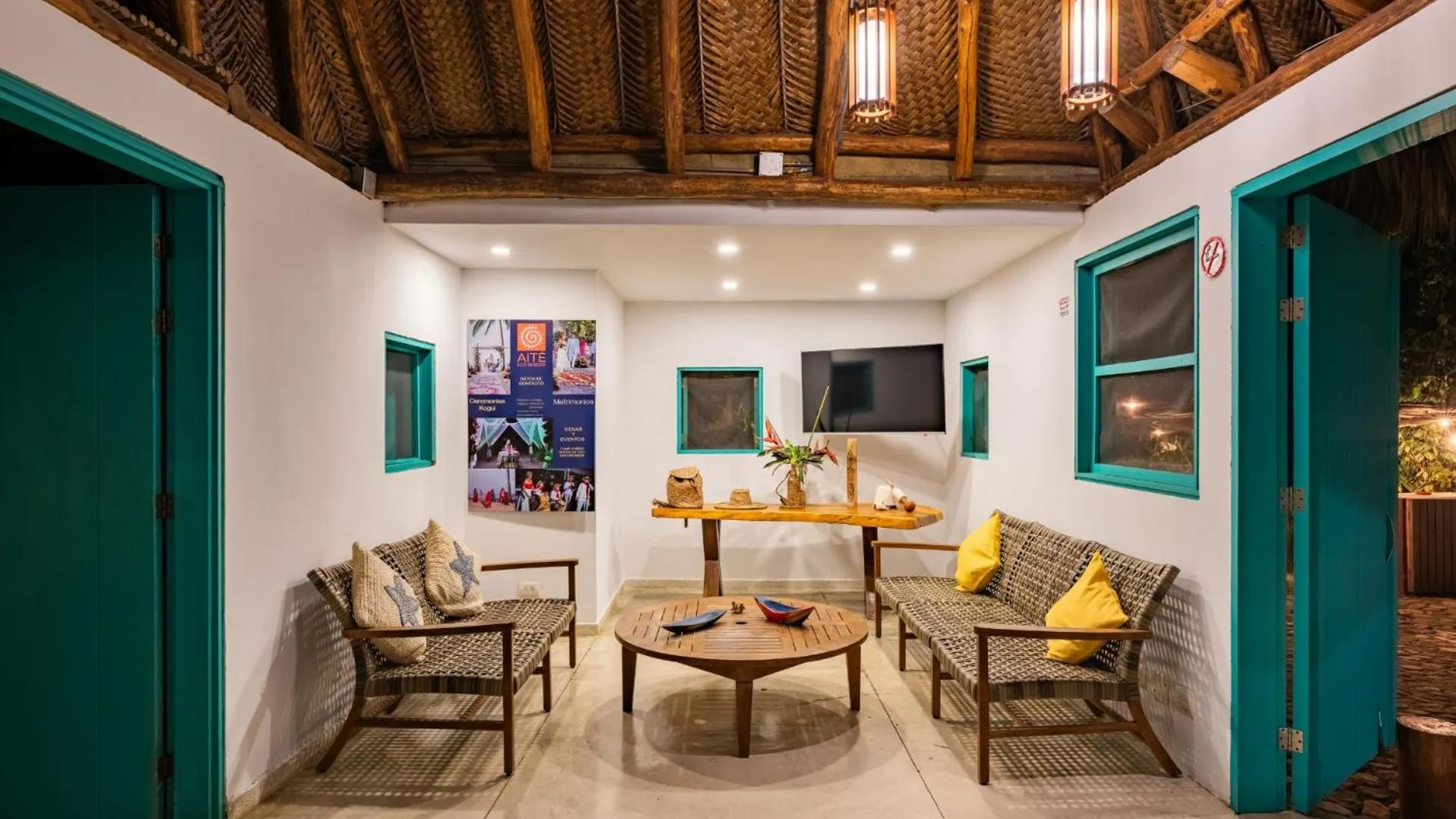 Communal lounge/ TV room in Aite Eco Resort