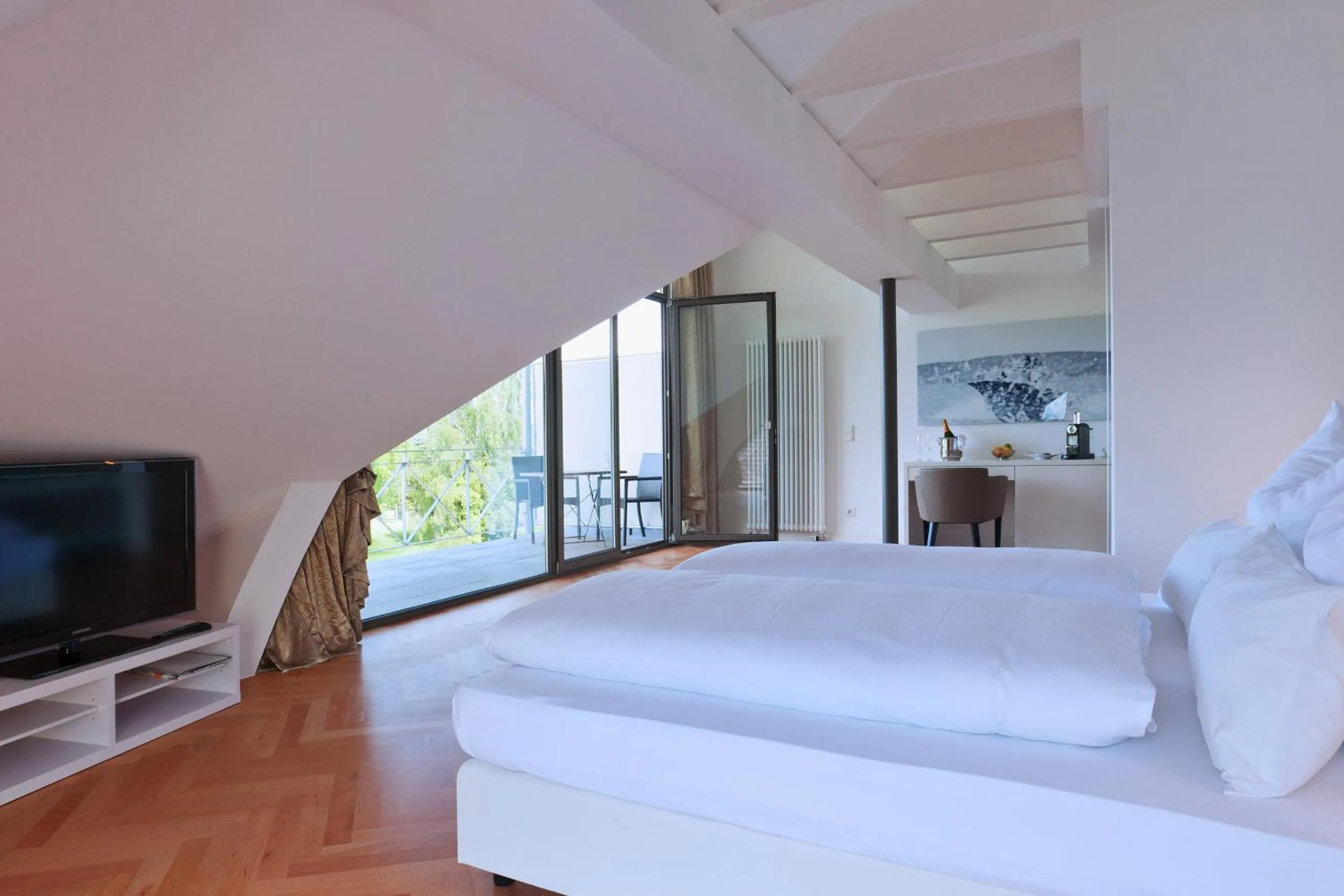 Photo of the whole room, Bed in Hotel Seehof