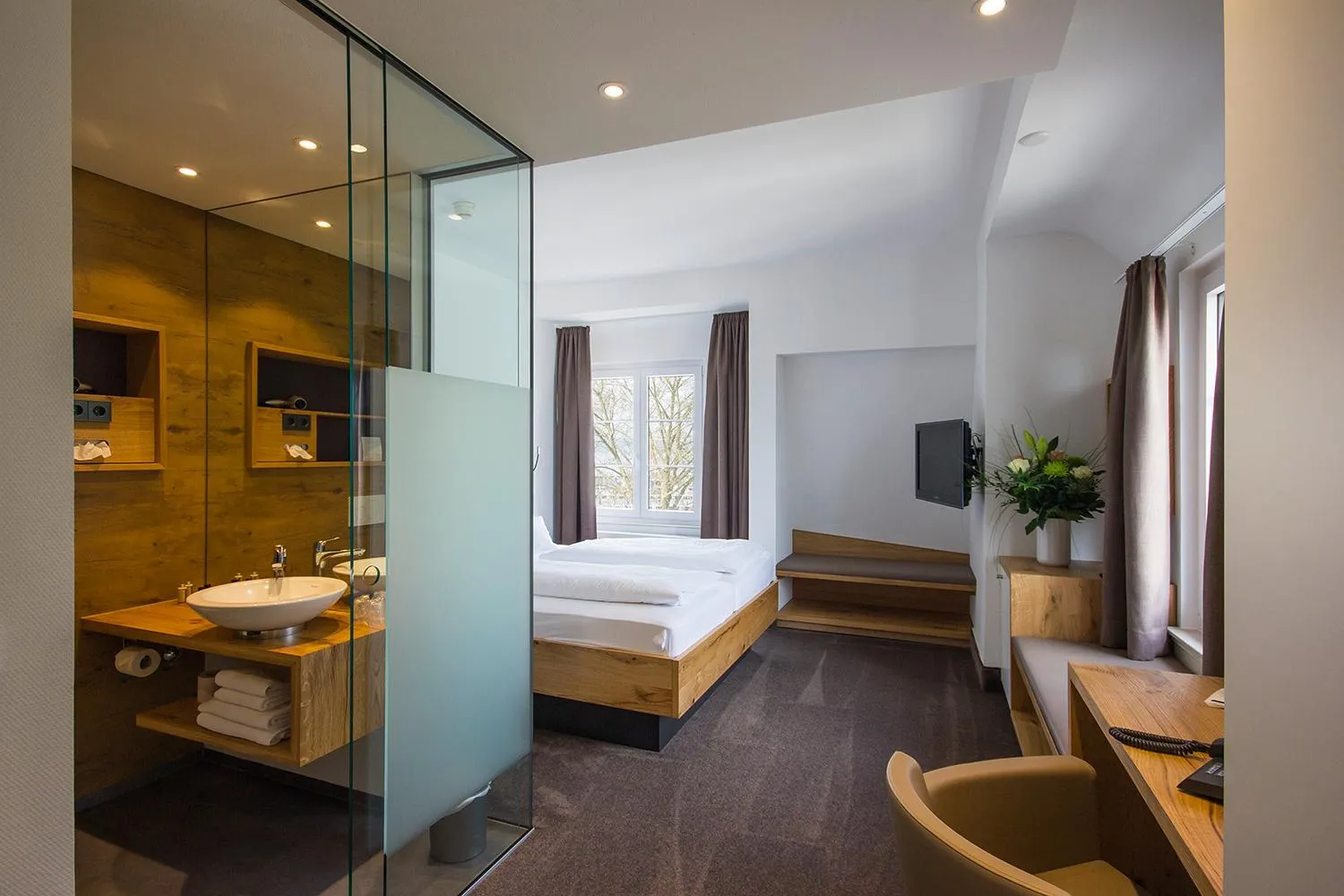 Photo of the whole room, Bed in Hotel Seehof