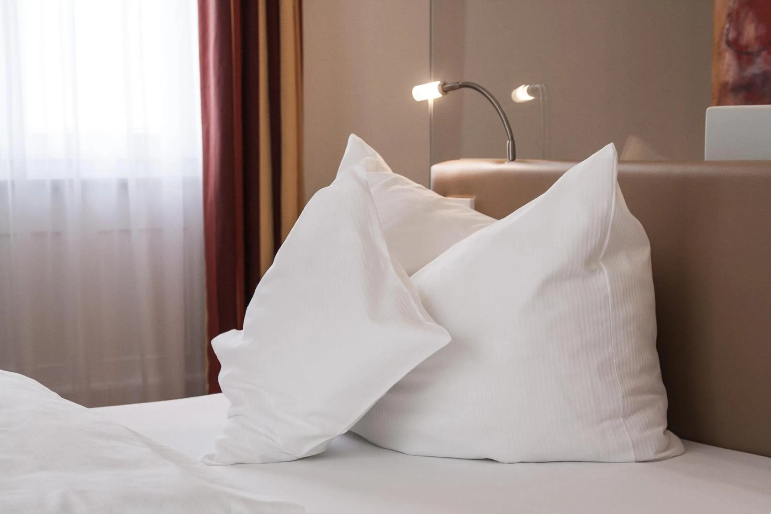 Decorative detail, Bed in Hotel Seehof