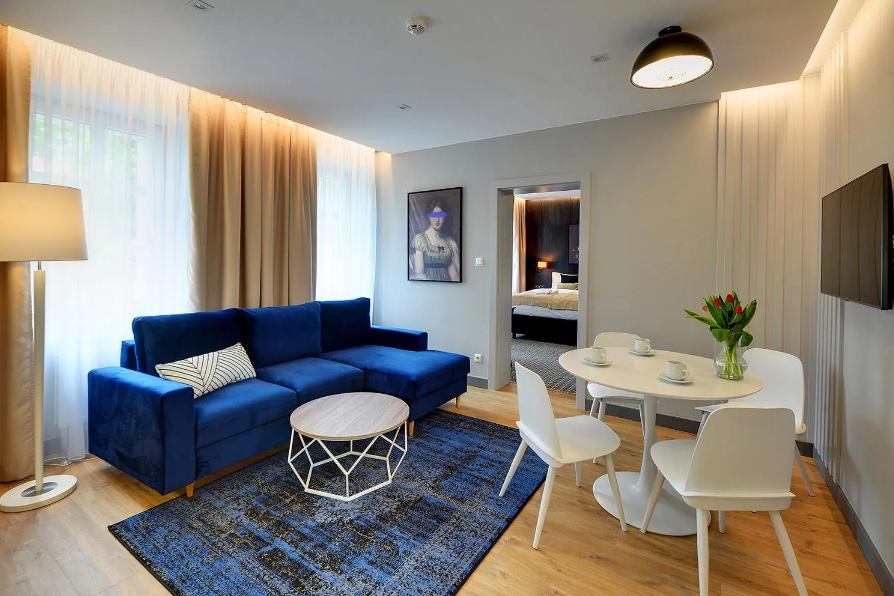 Seating area in Restauracja RETRO