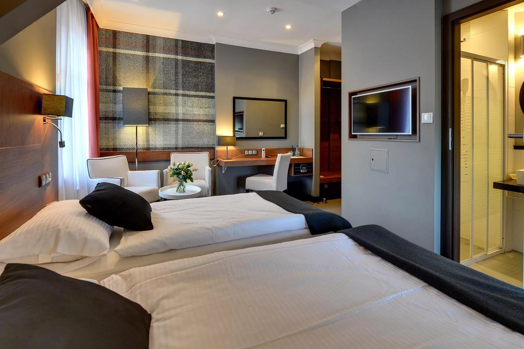 Bedroom, Bed in Restauracja RETRO