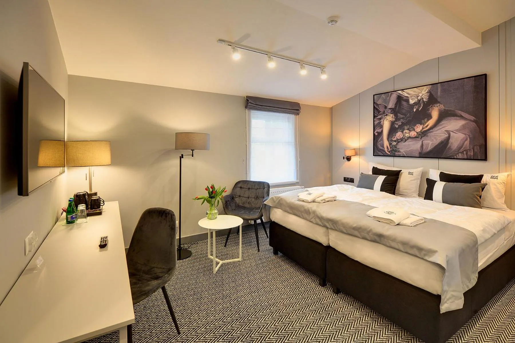 Bedroom, Bed in Restauracja RETRO