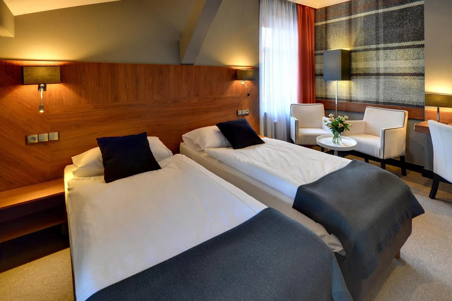 Bedroom, Bed in Restauracja RETRO