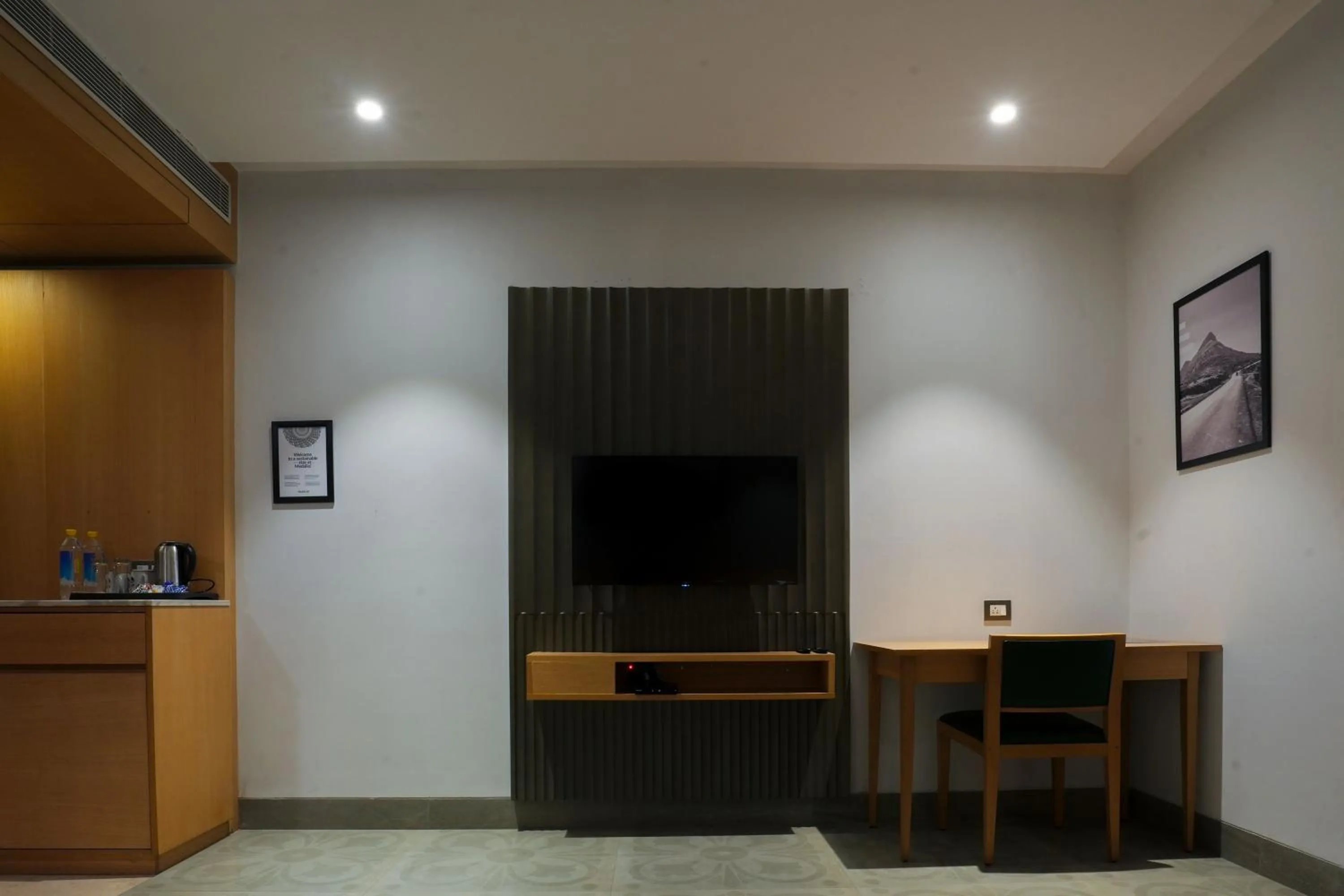 TV and multimedia in Treebo Tryst Sr House With Mountain View Udaipur