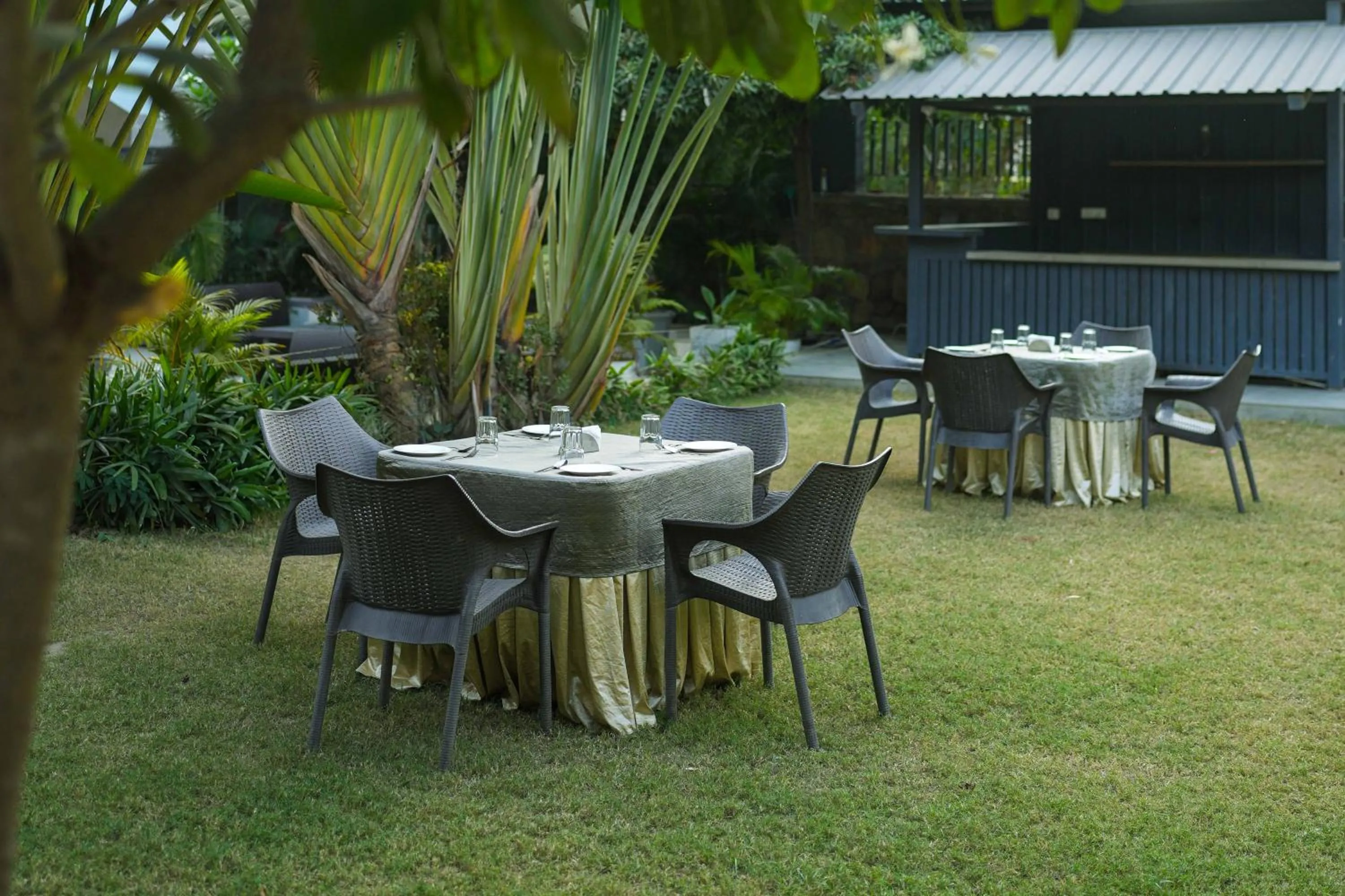 Garden in Treebo Tryst Sr House With Mountain View Udaipur