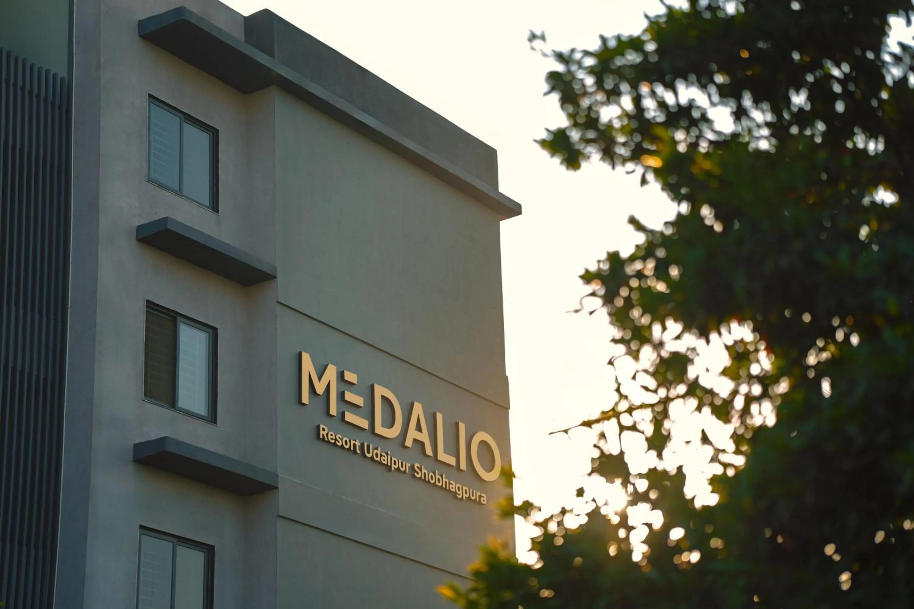 Property building in Treebo Tryst Sr House With Mountain View Udaipur