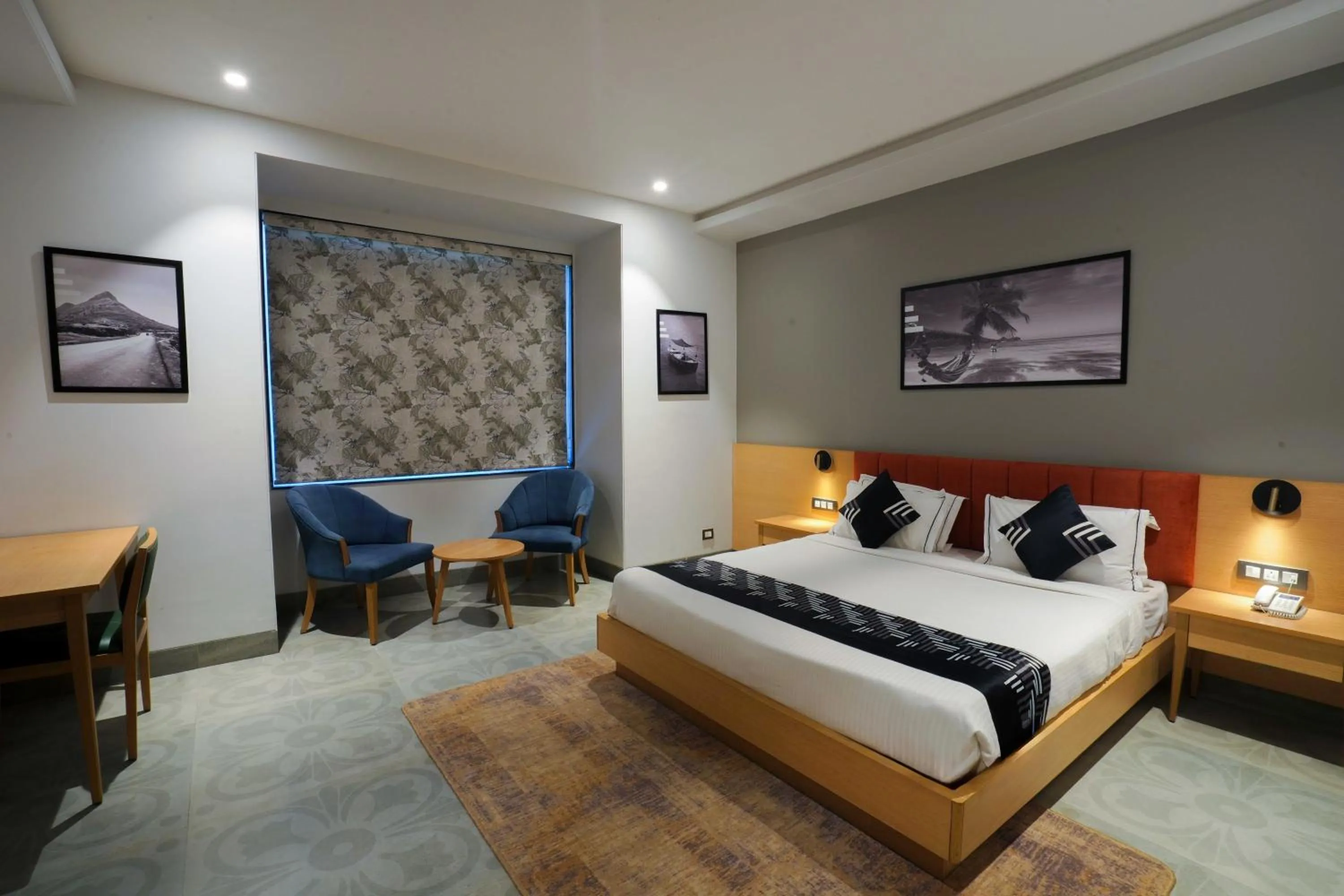 Bedroom, Bed in Treebo Tryst Sr House With Mountain View Udaipur