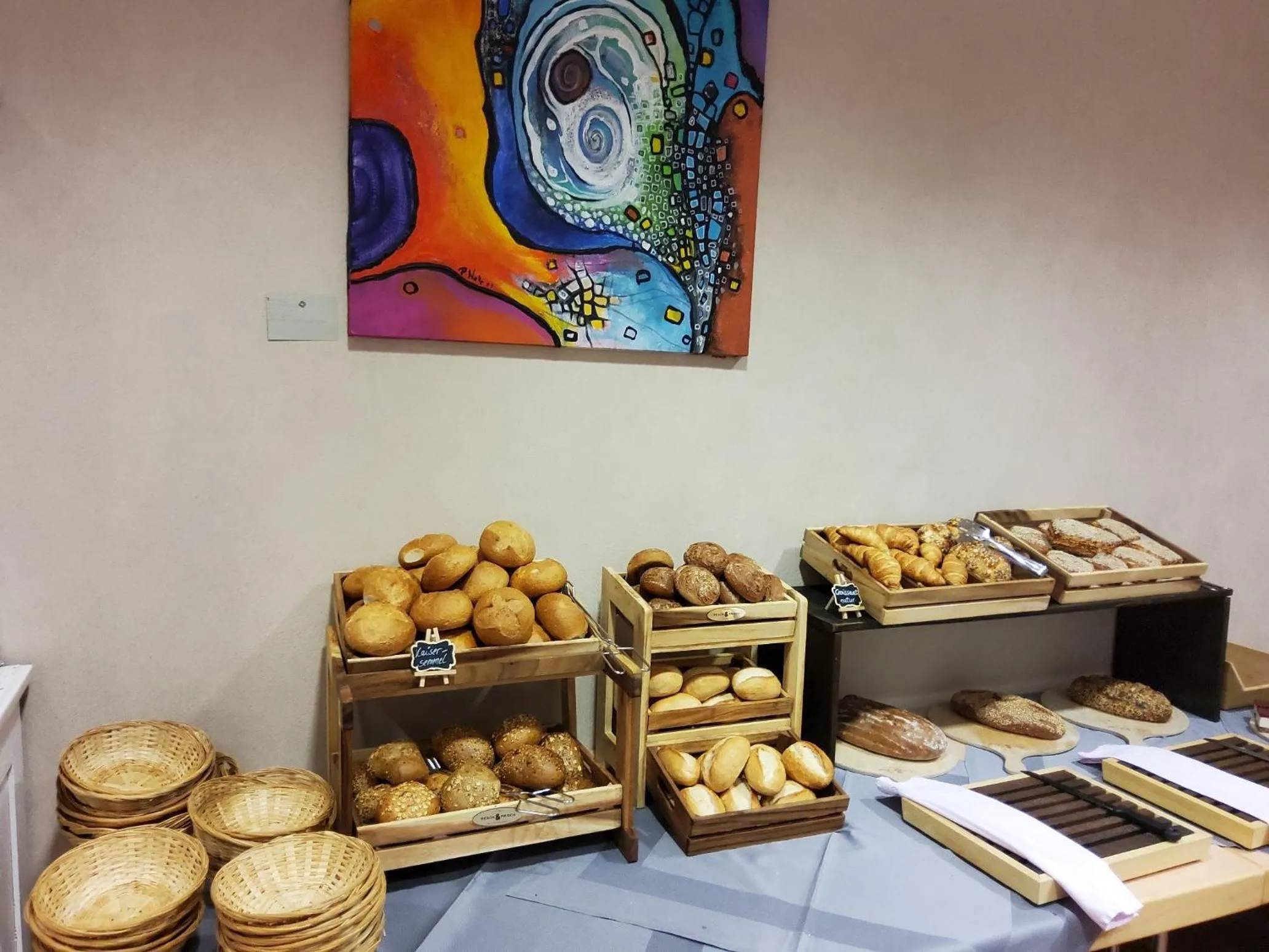 Buffet breakfast in Seehotel