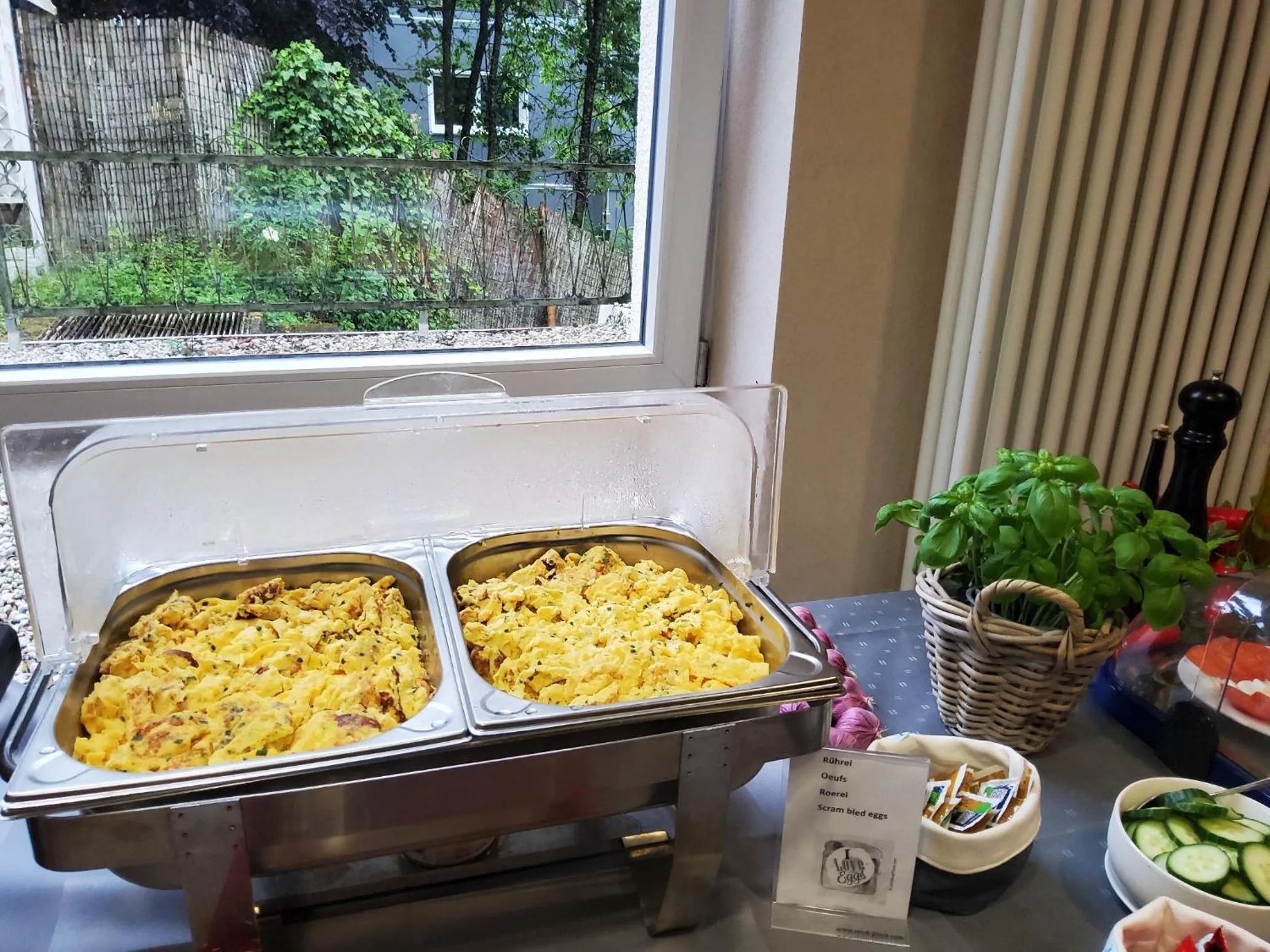 Buffet breakfast in Seehotel