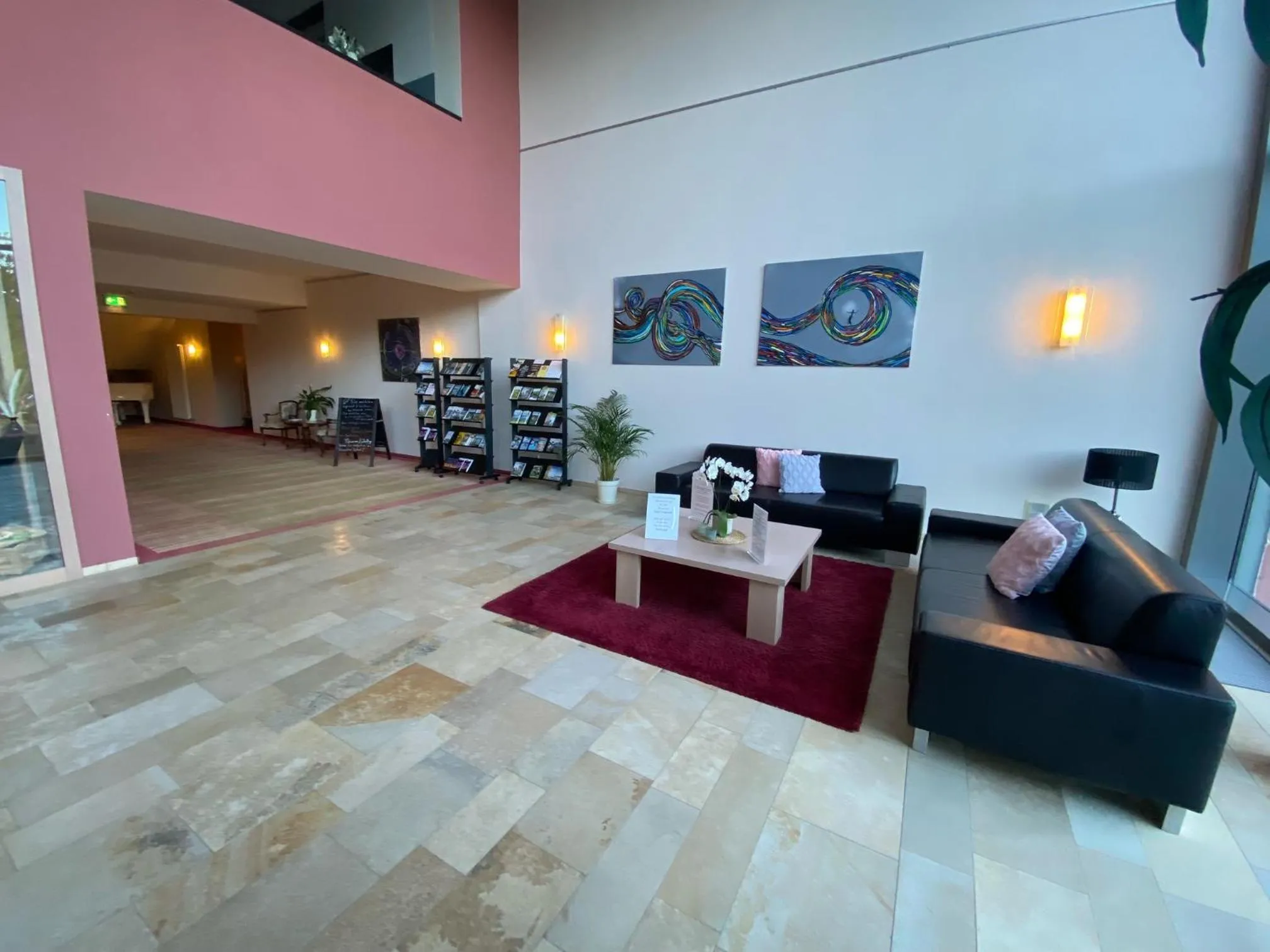 Lobby or reception in Seehotel