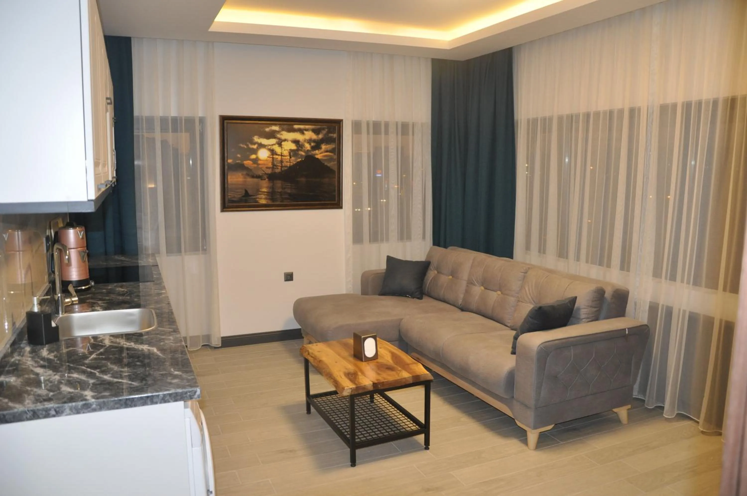 Living room in GOLAZ SUİT OTEL
