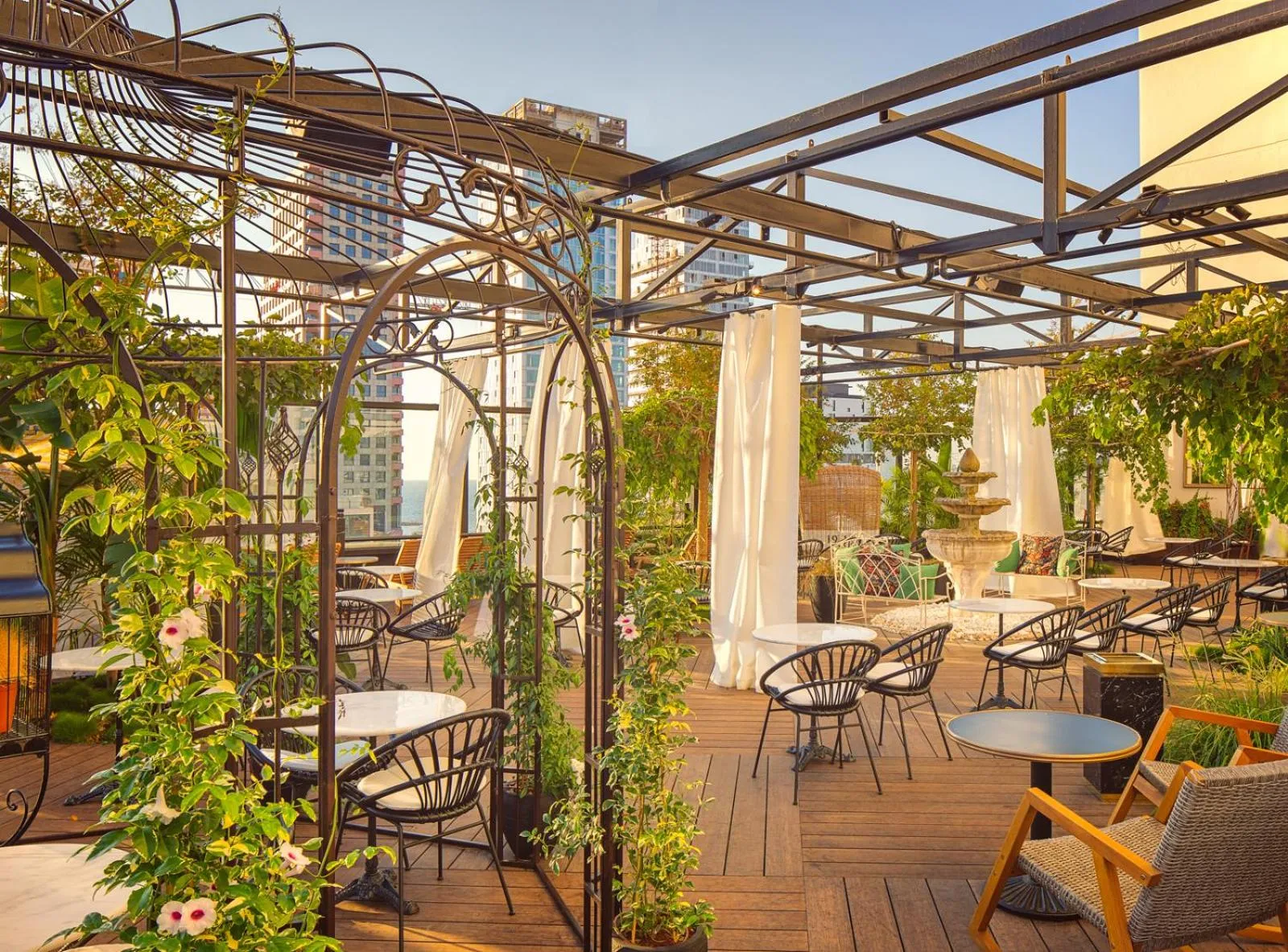 Balcony/Terrace in Brown Lighthouse Tel Aviv, a member of Brown Hotels