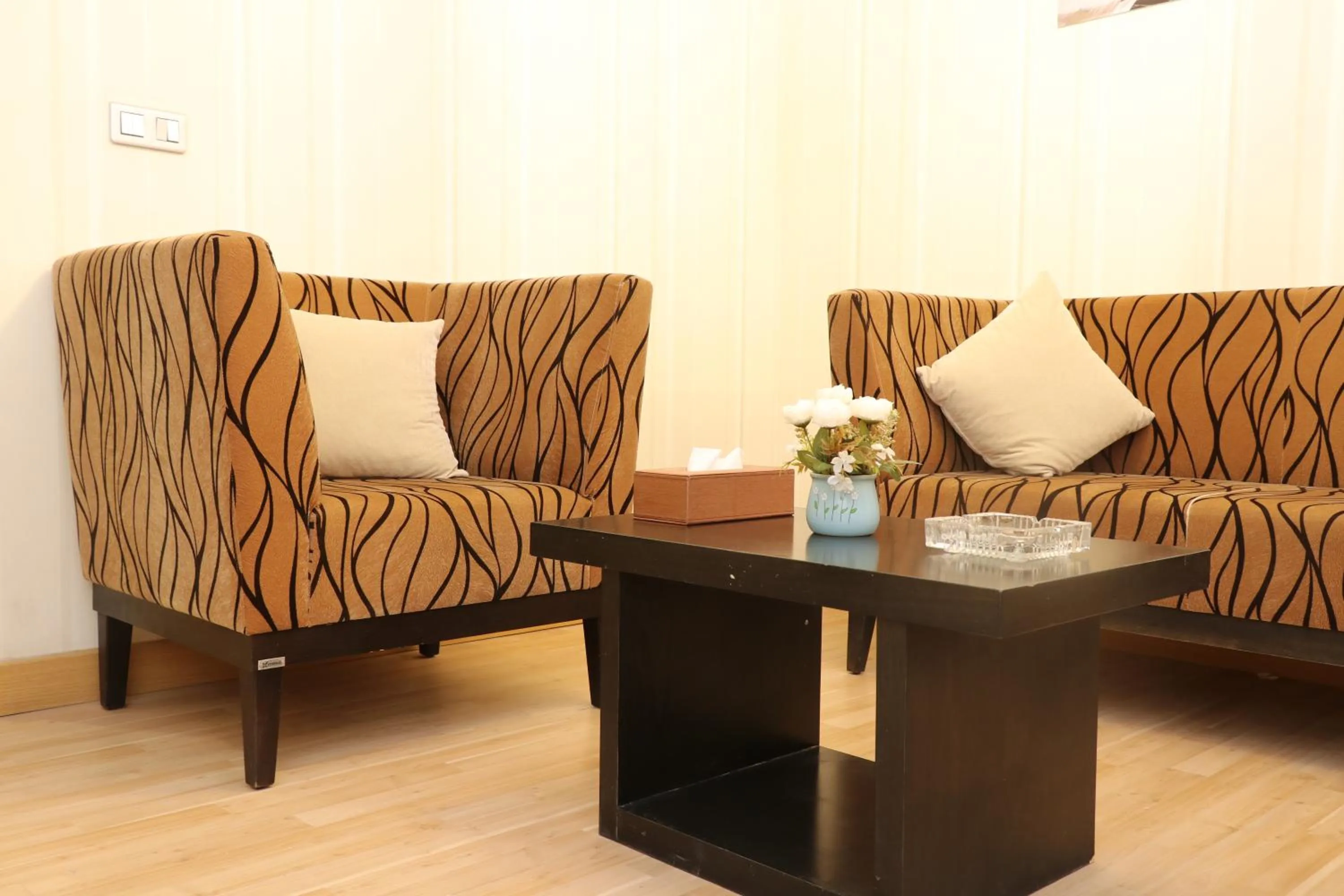 Seating area in Classy Hotel Erbil