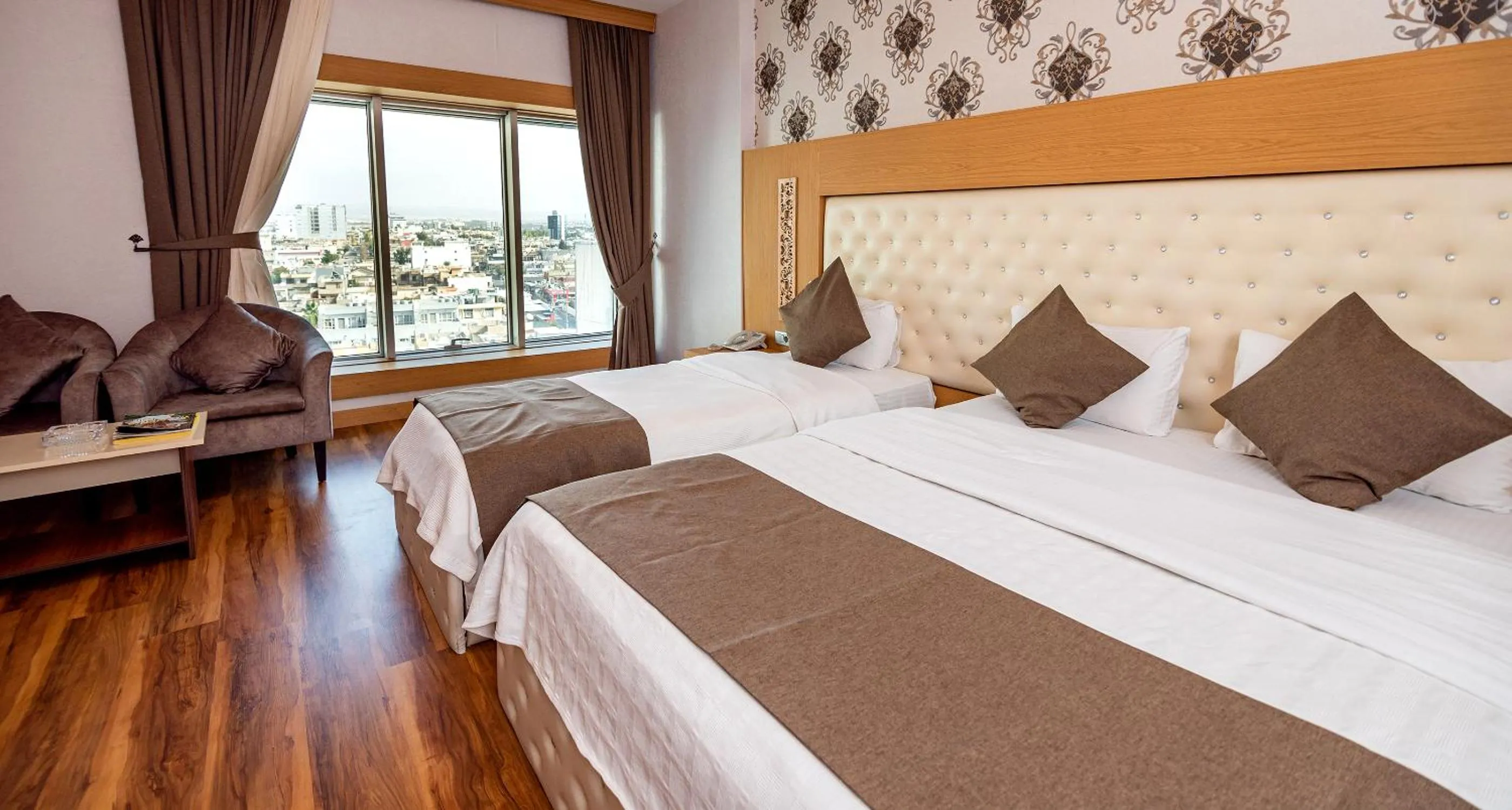 Bedroom, Bed in Classy Hotel Erbil