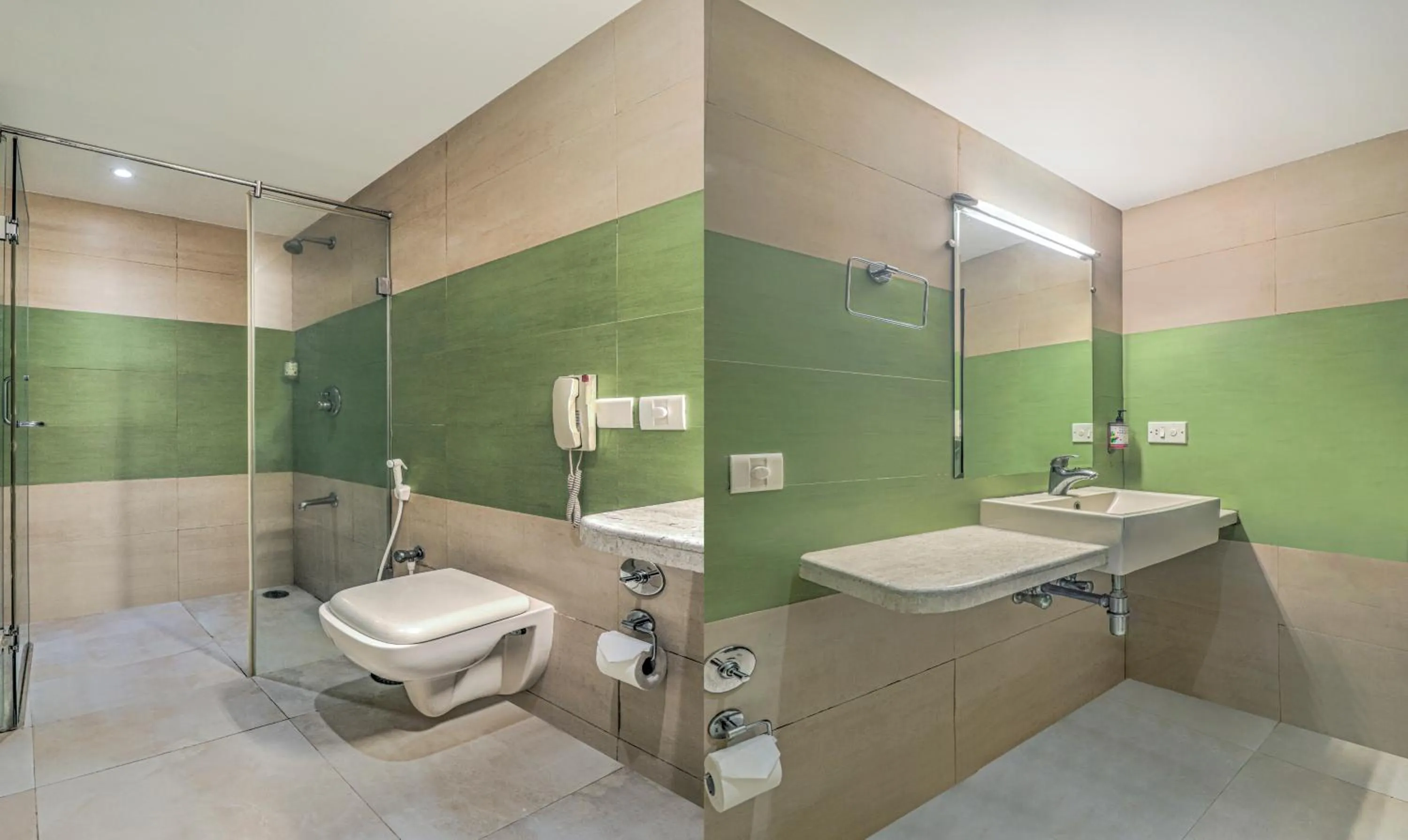 Bathroom in Treebo Premium Metropolis