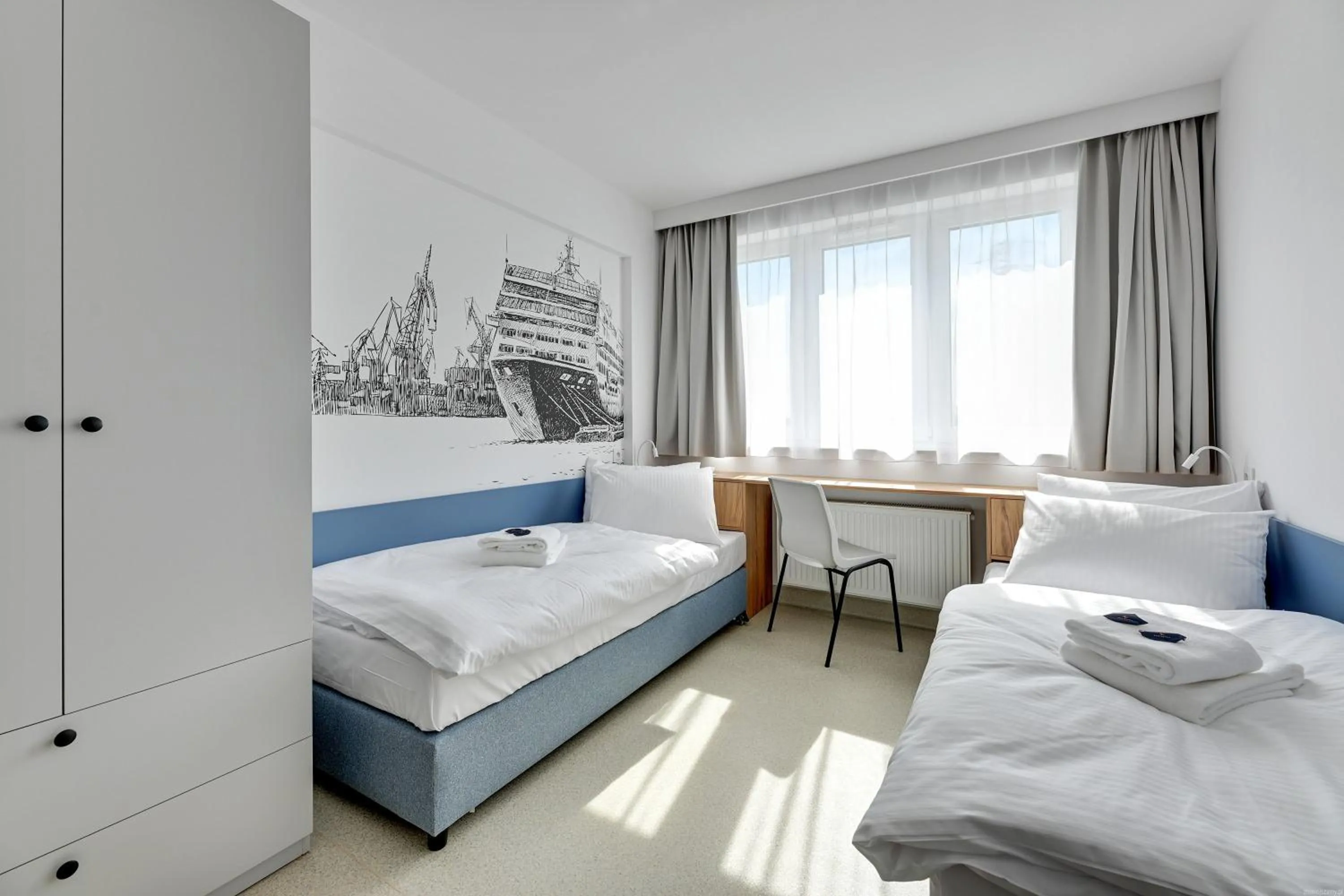 Bed in Apartgdynia