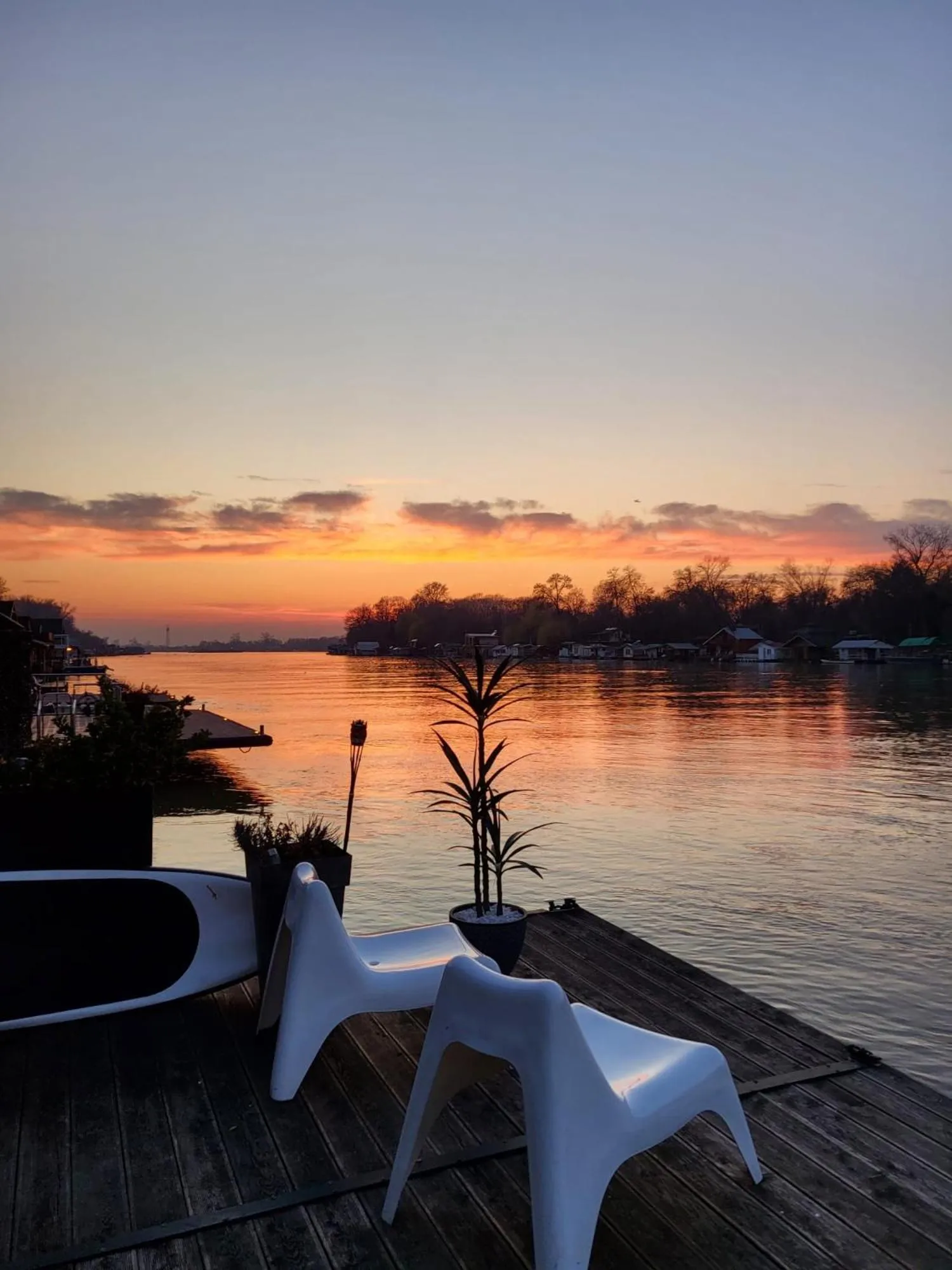 River view in Beach House Belgrade