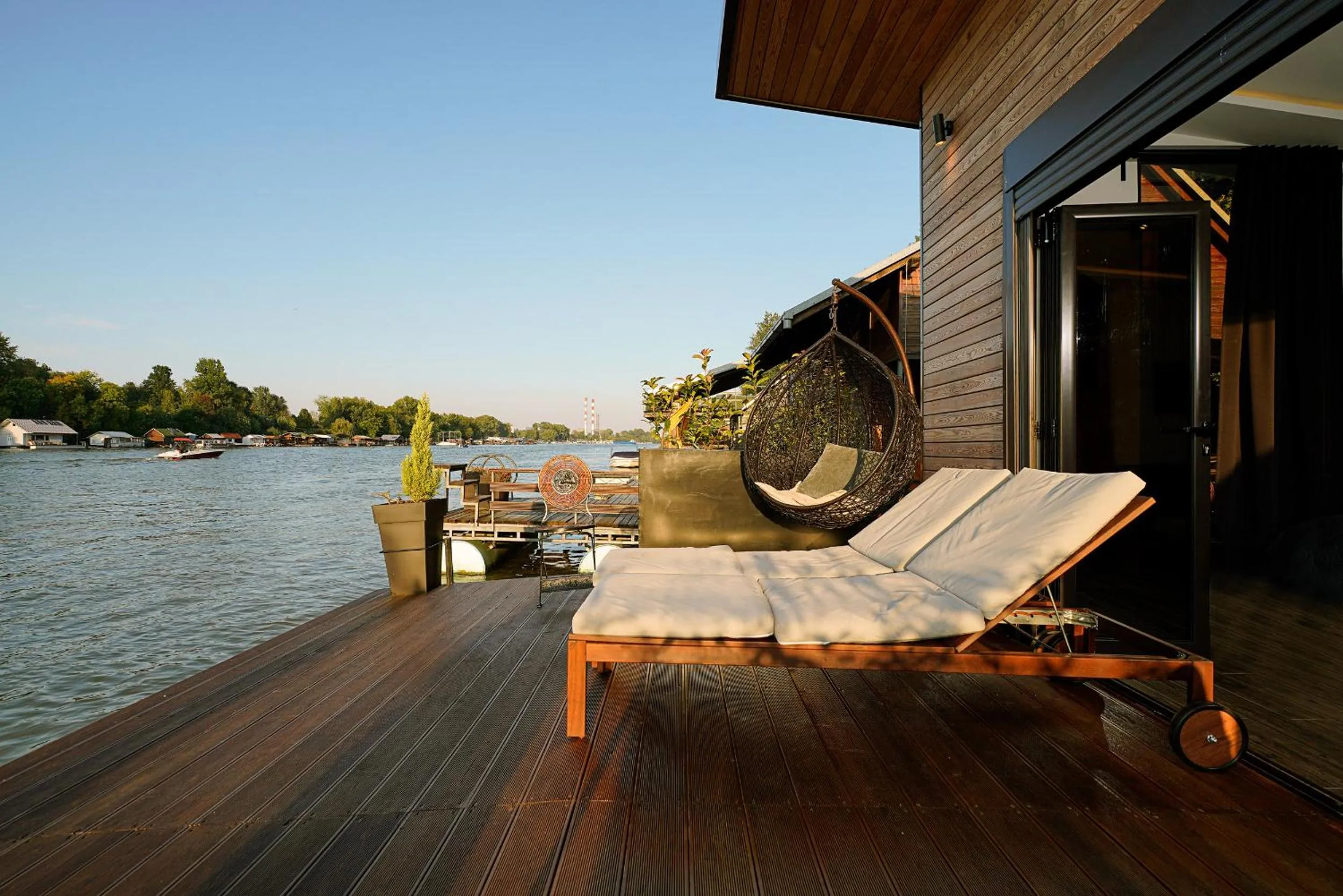 Balcony/Terrace in Beach House Belgrade