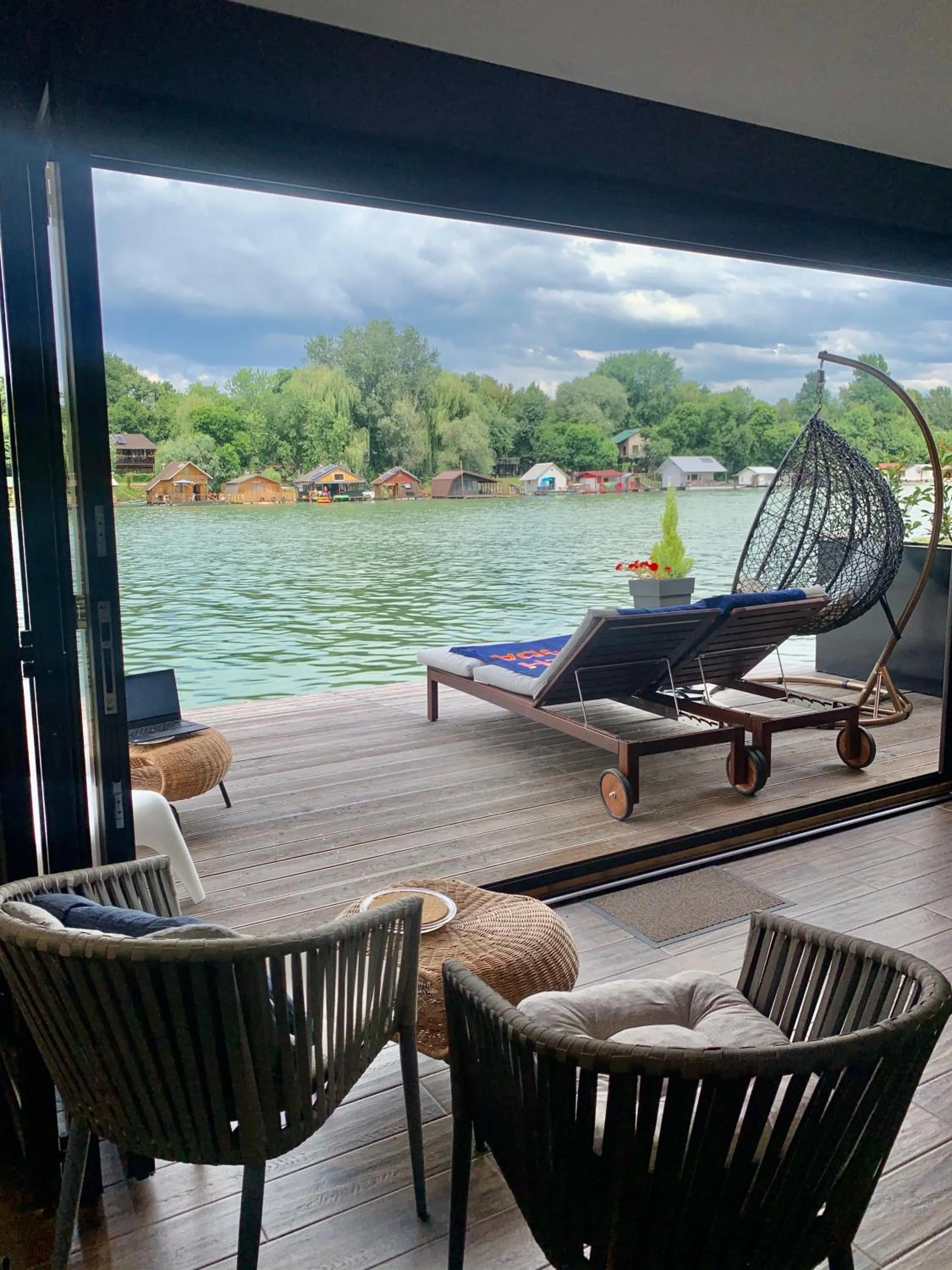 Balcony/Terrace in Beach House Belgrade